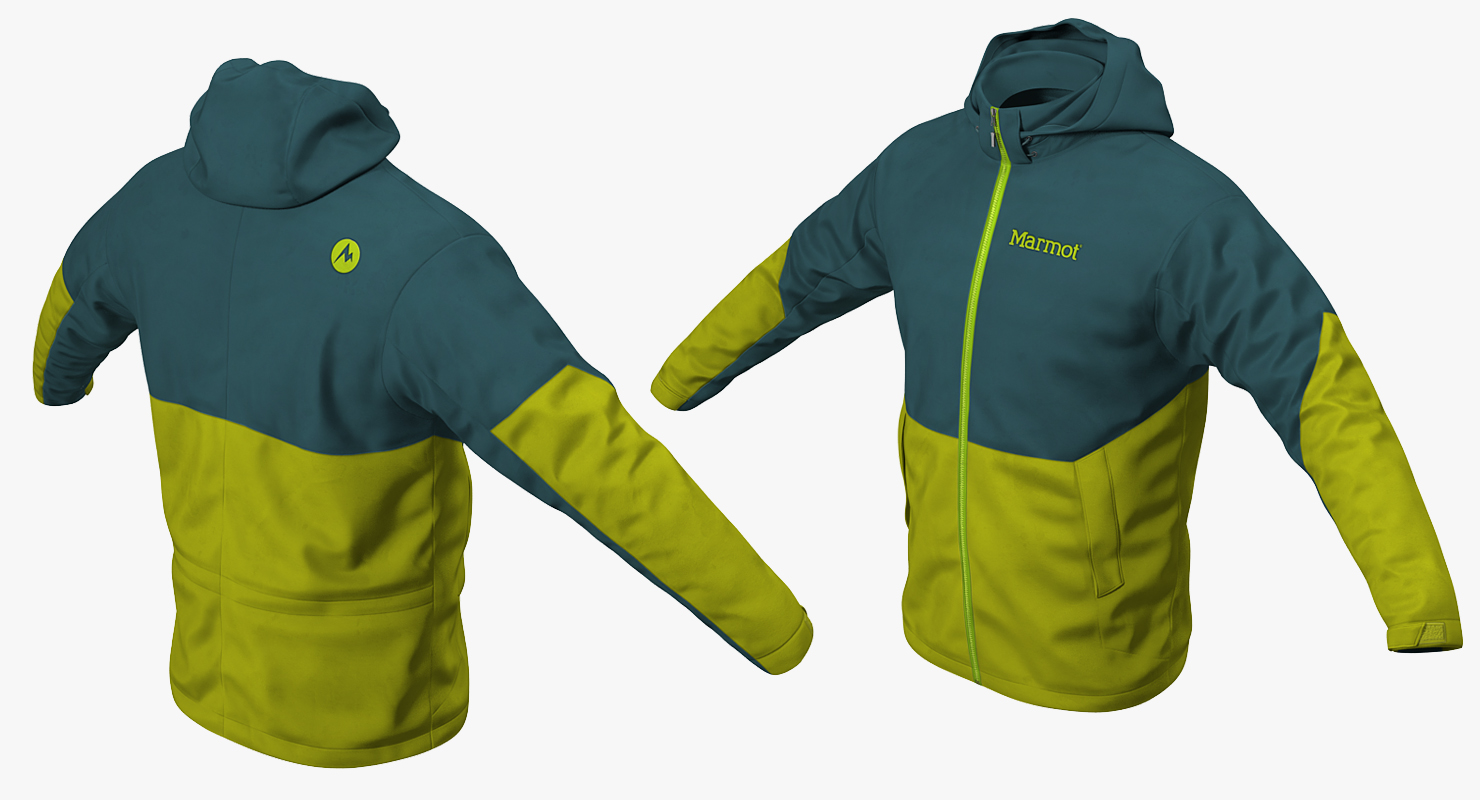 Winter Sport Jacket 3D model