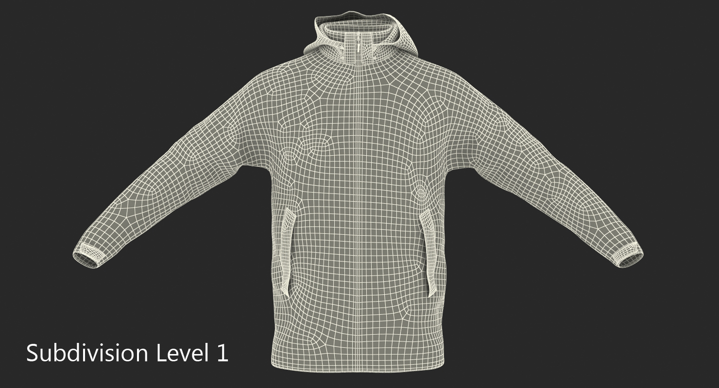 Winter Sport Jacket 3D model