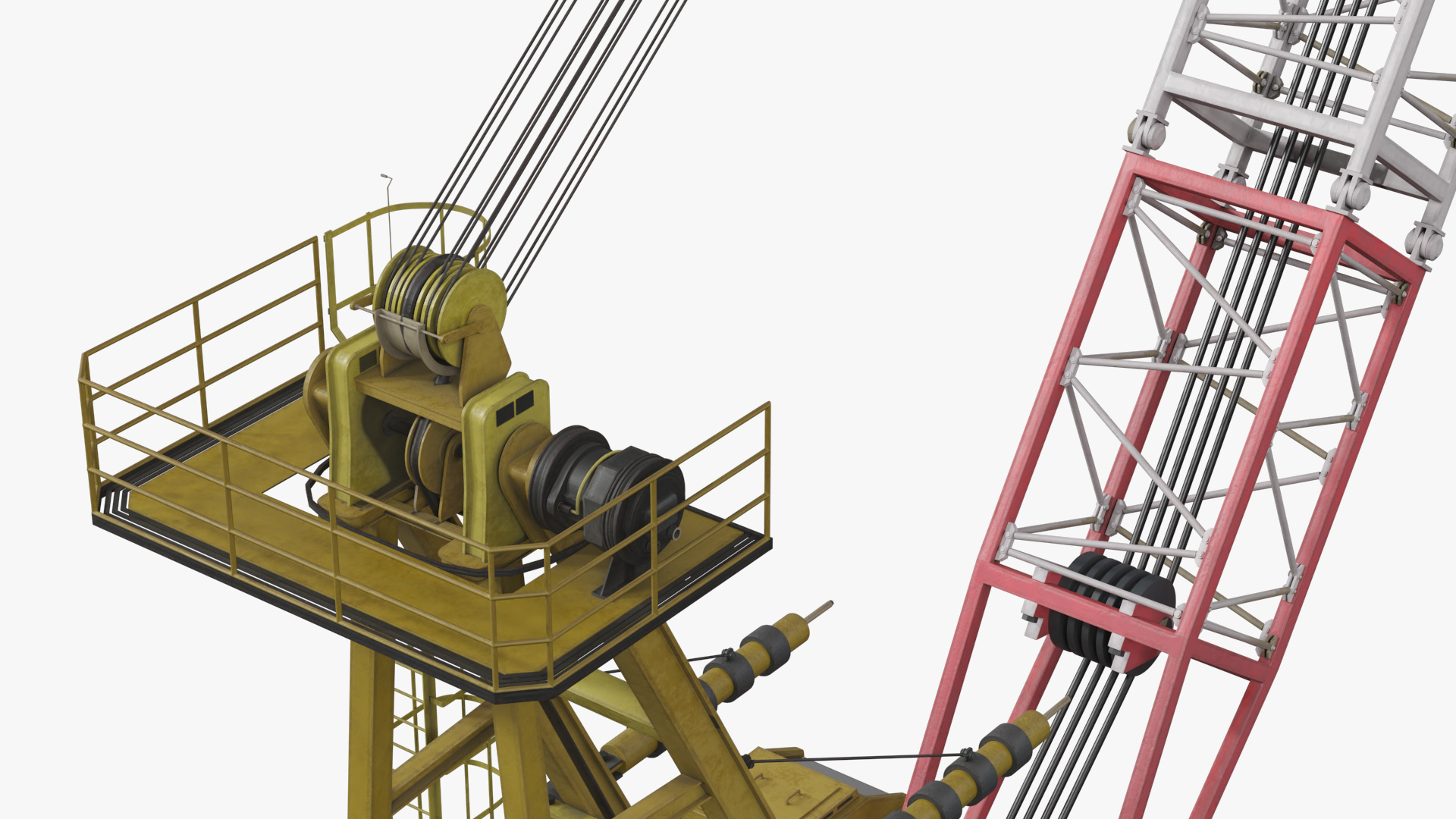 Offshore Crane with Subsea BOP, view 8