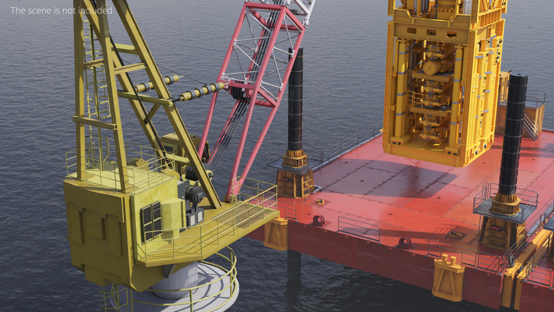 Offshore Jack Up Crane Boom Structure - view 3