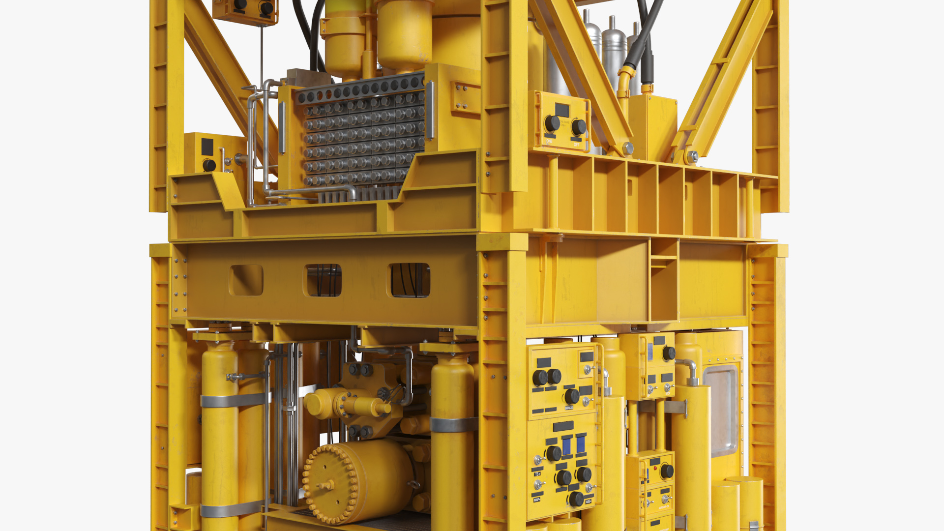 Offshore Crane with Subsea BOP, view 9
