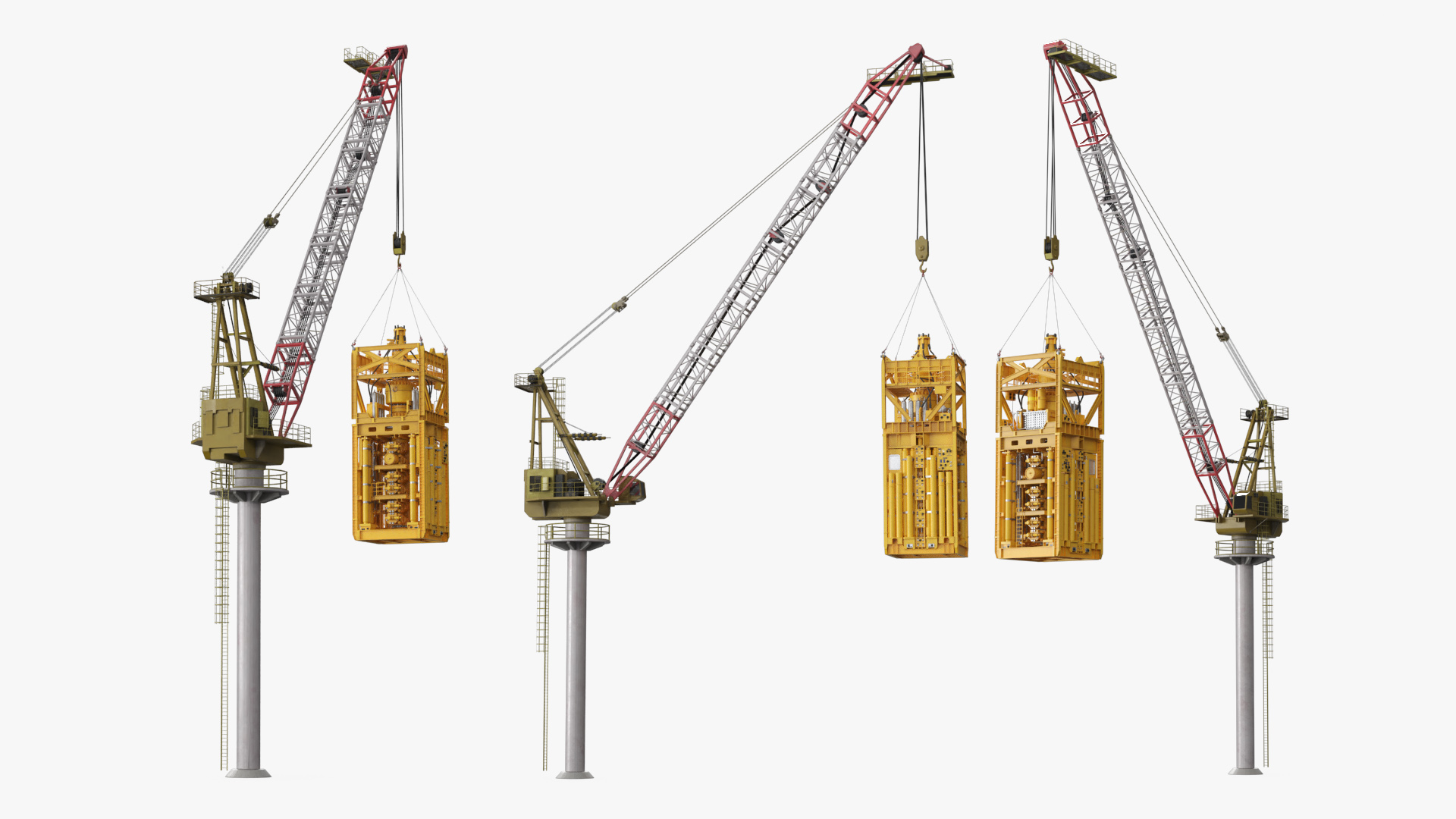 Offshore Jack Up Crane Boom Structure - view 2