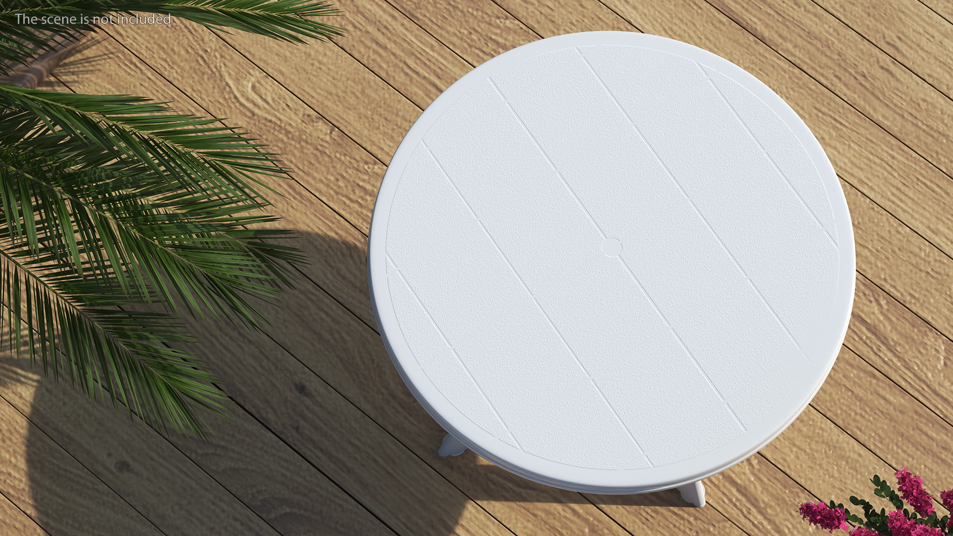 Plastic Table White 3D model