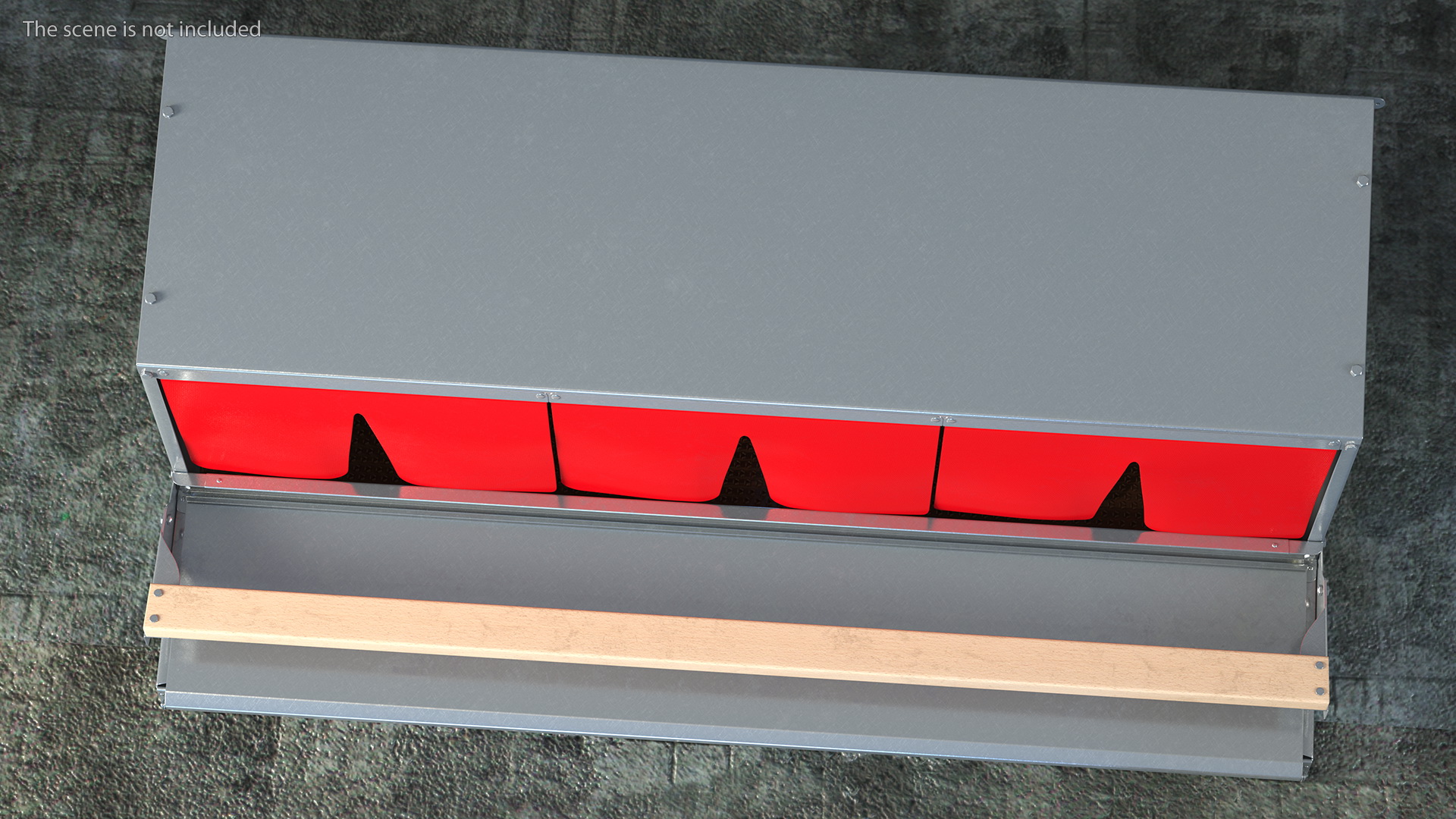 Large Reversible Rollaway Nest Box 3D model