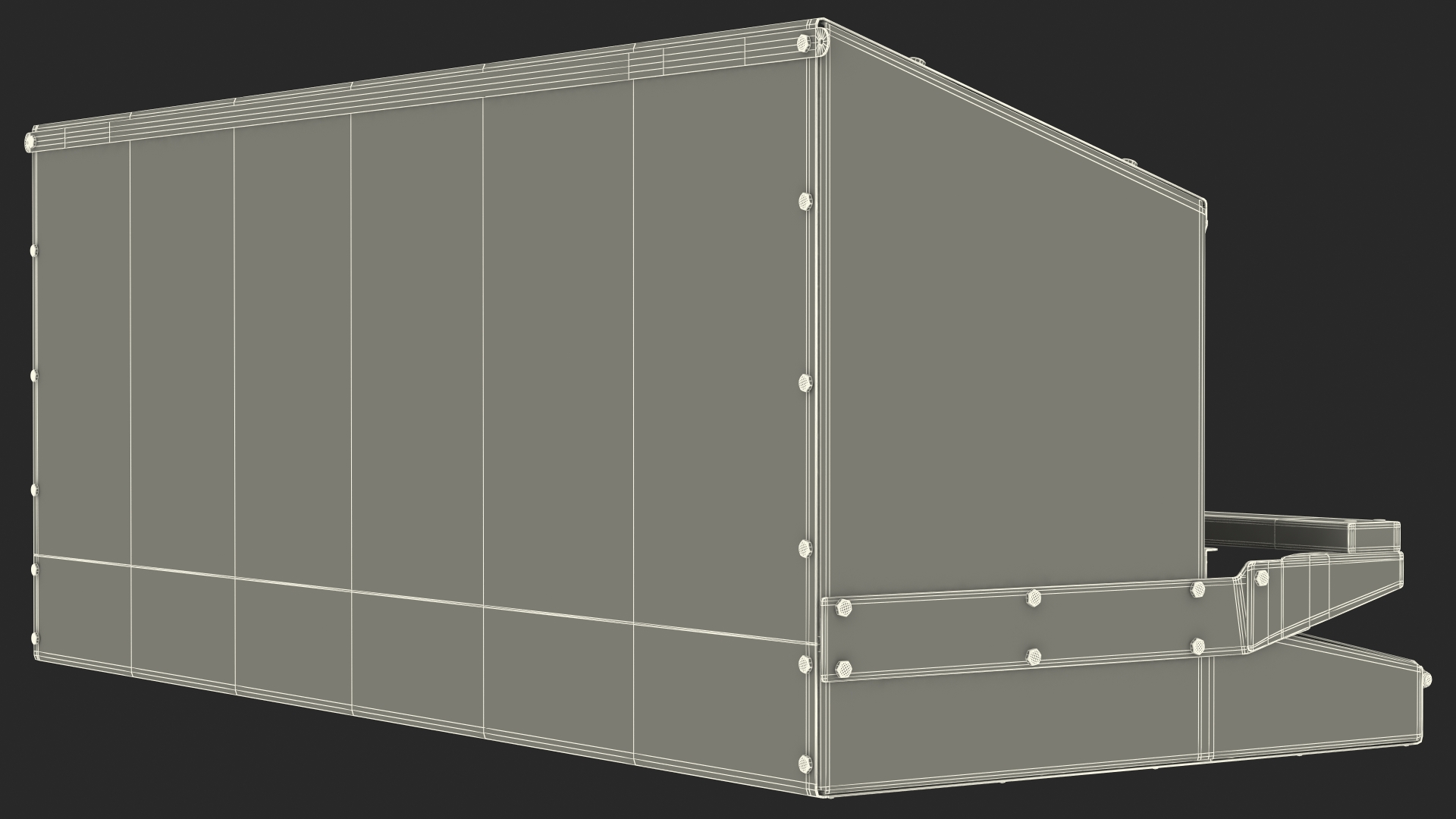 Large Reversible Rollaway Nest Box 3D model