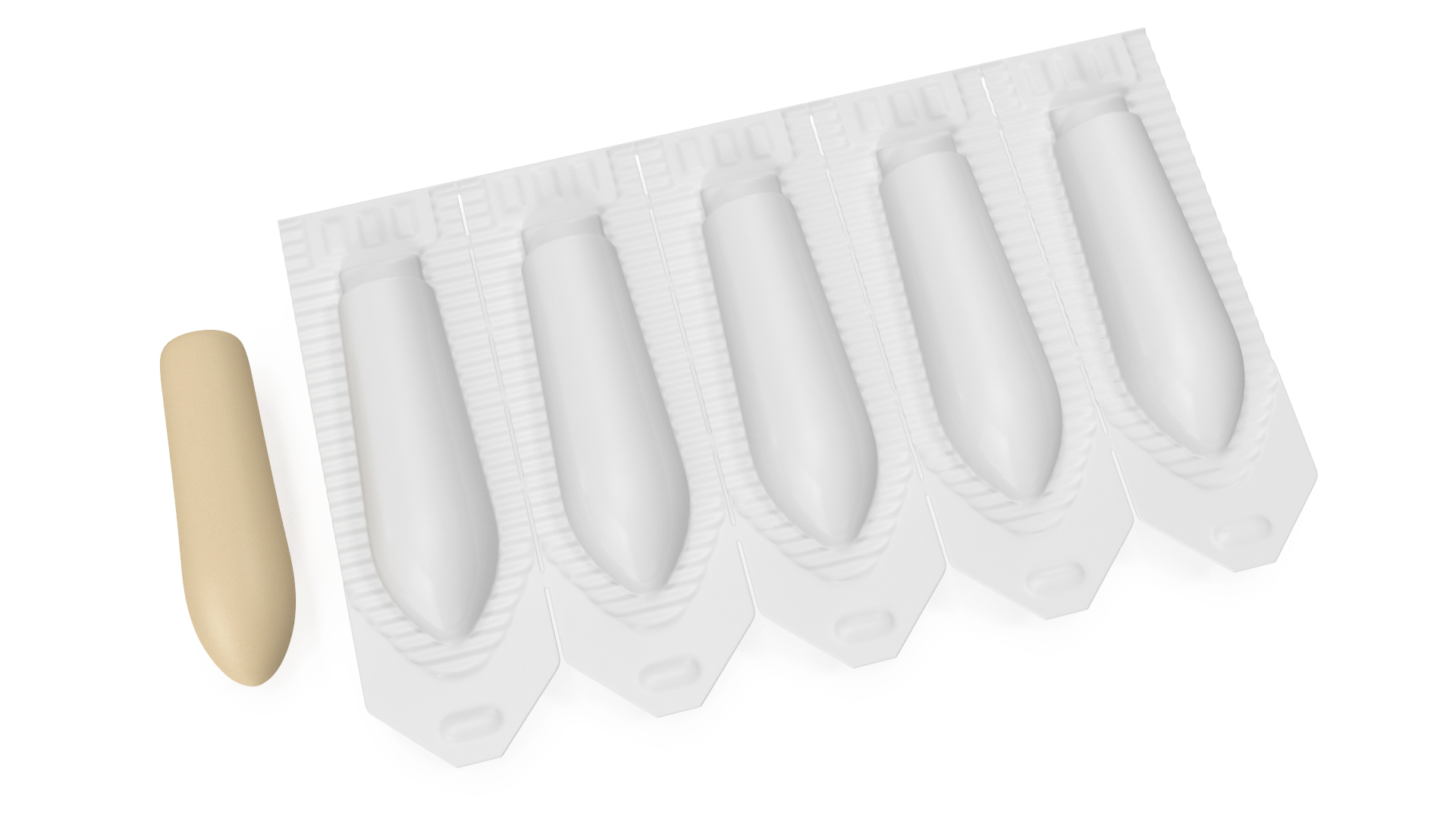 Medical Suppository 3D model