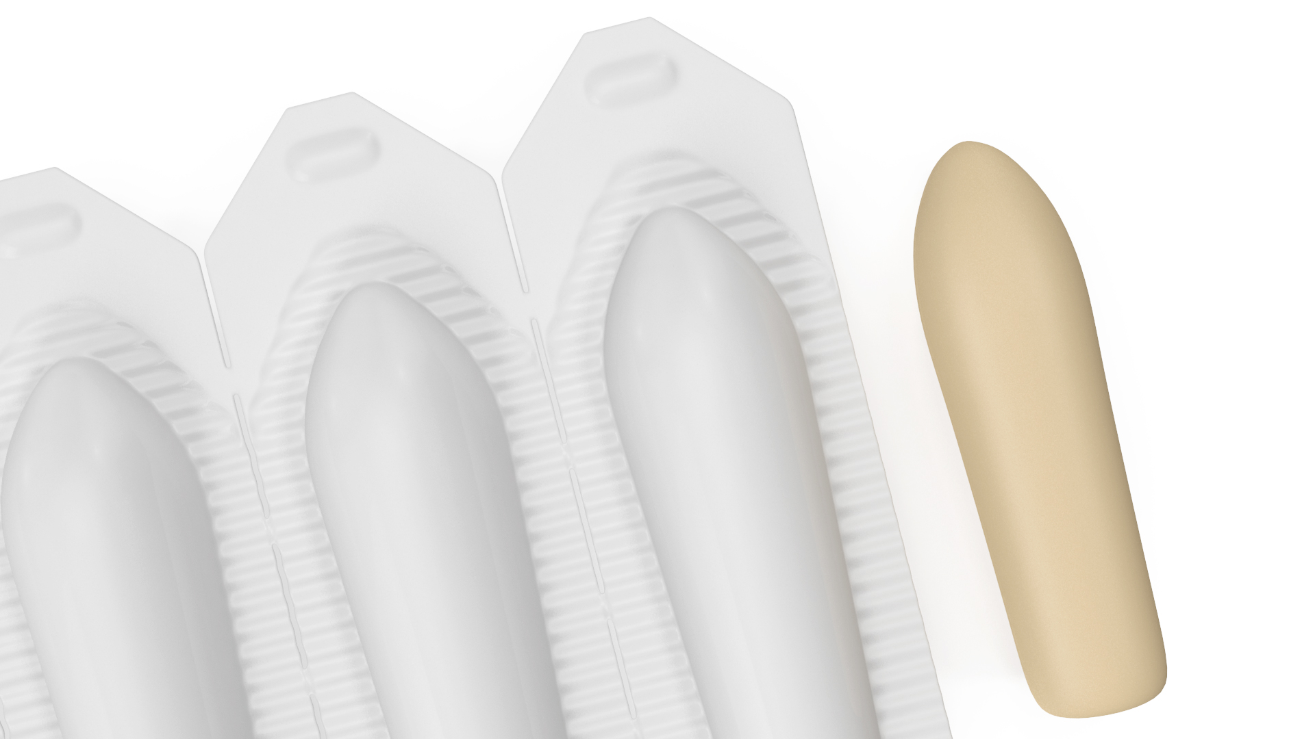 Medical Suppository 3D model