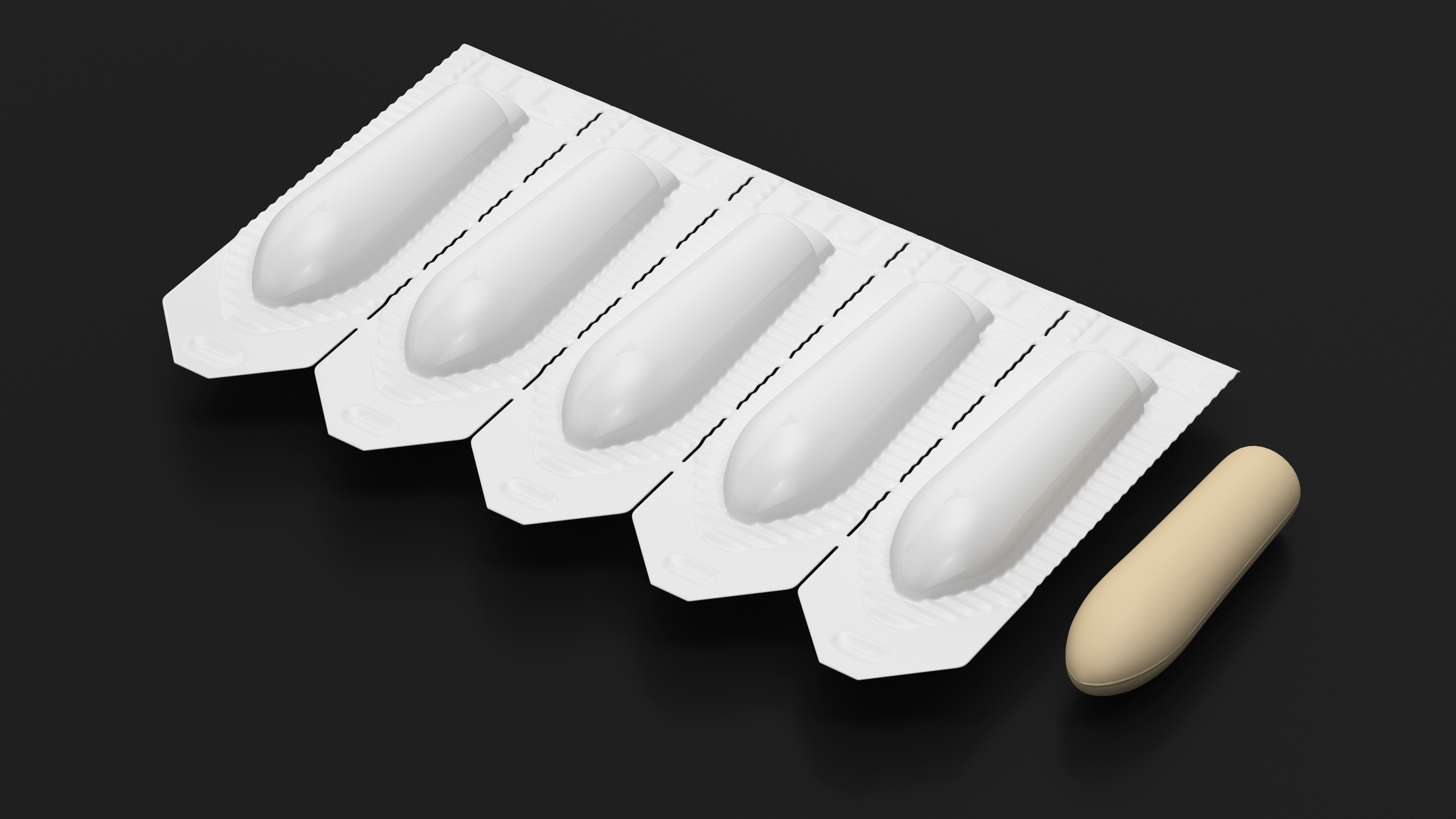 Medical Suppository 3D model