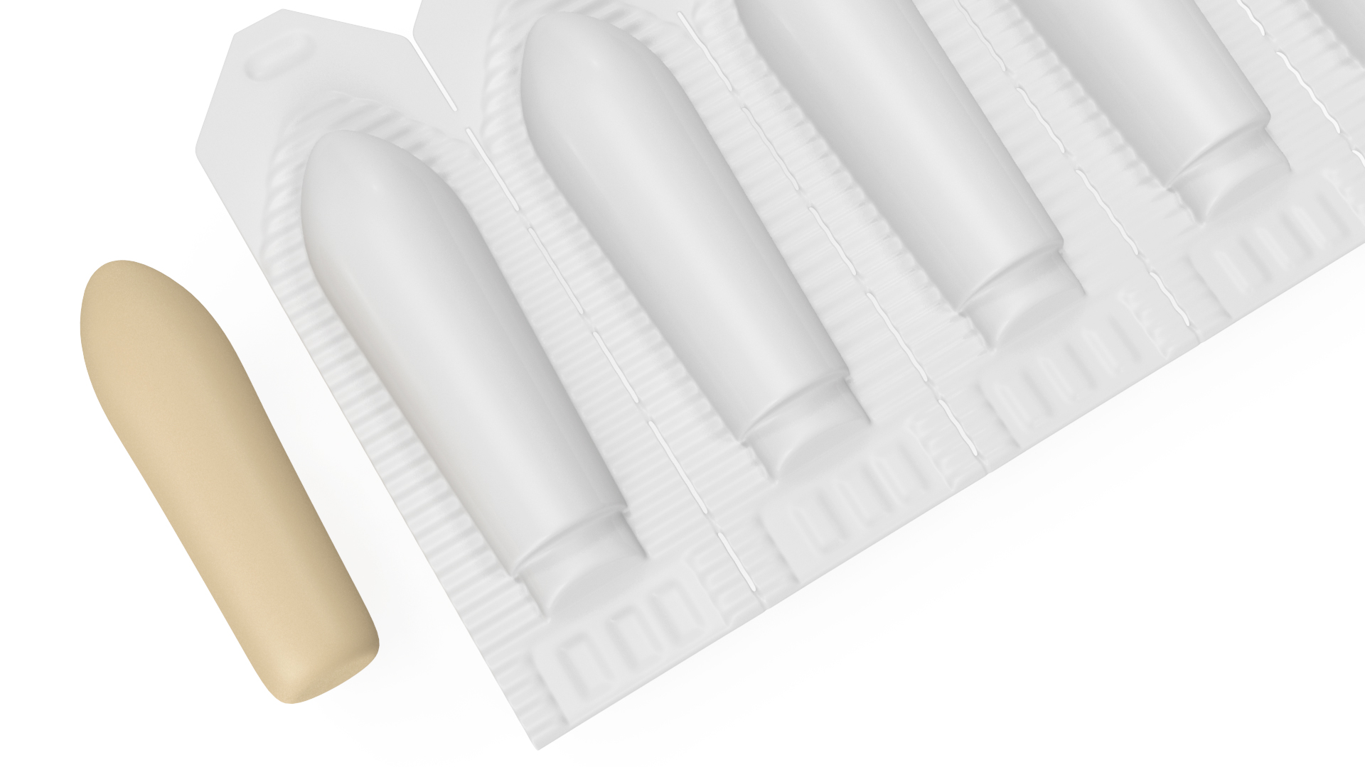 Medical Suppository 3D model