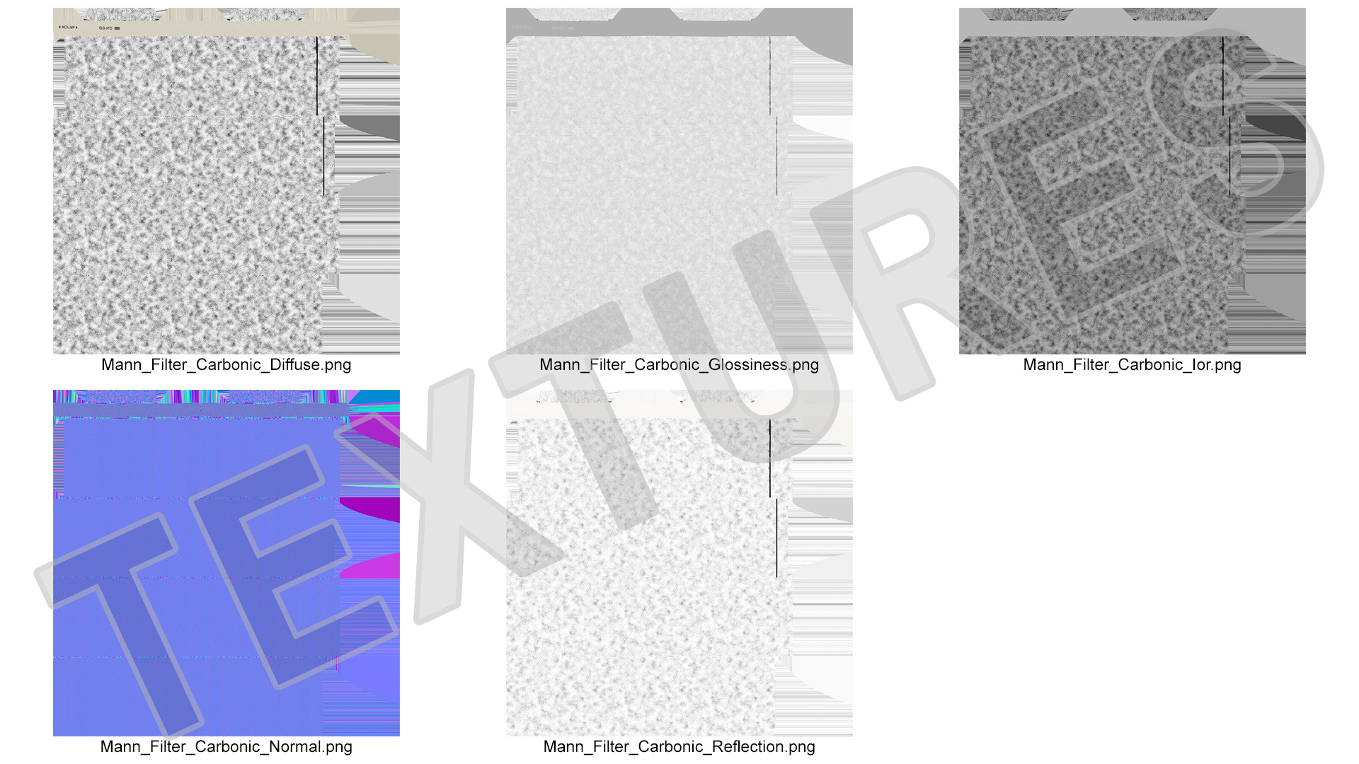 3D model Mann Filter Carbonic
