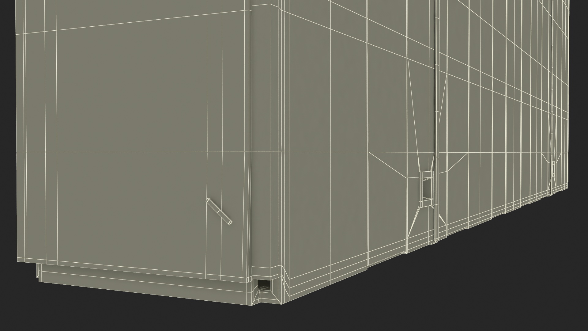 Cardboard Packaging Box 85 Inch TV 3D model