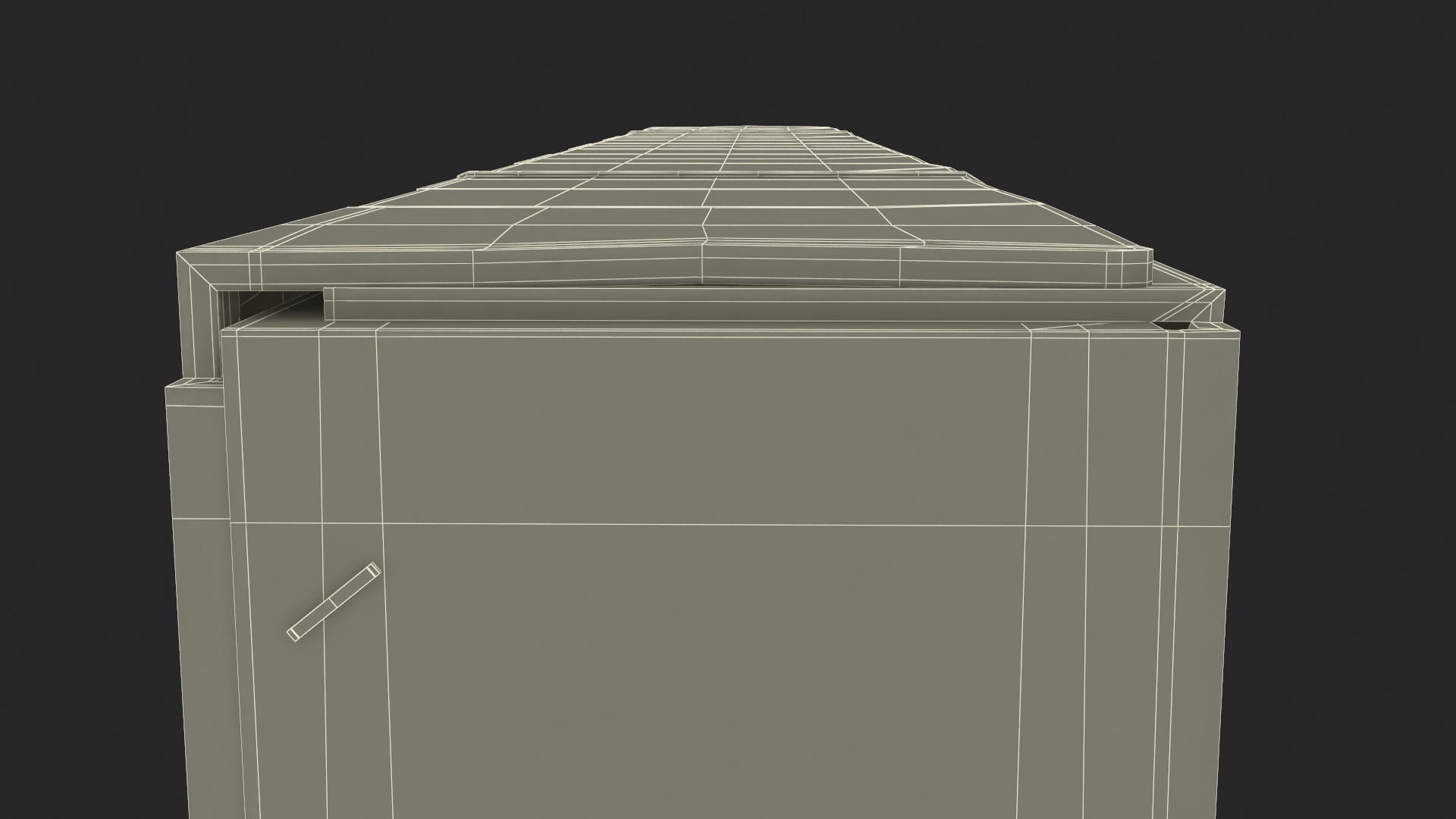Cardboard Packaging Box 85 Inch TV 3D model