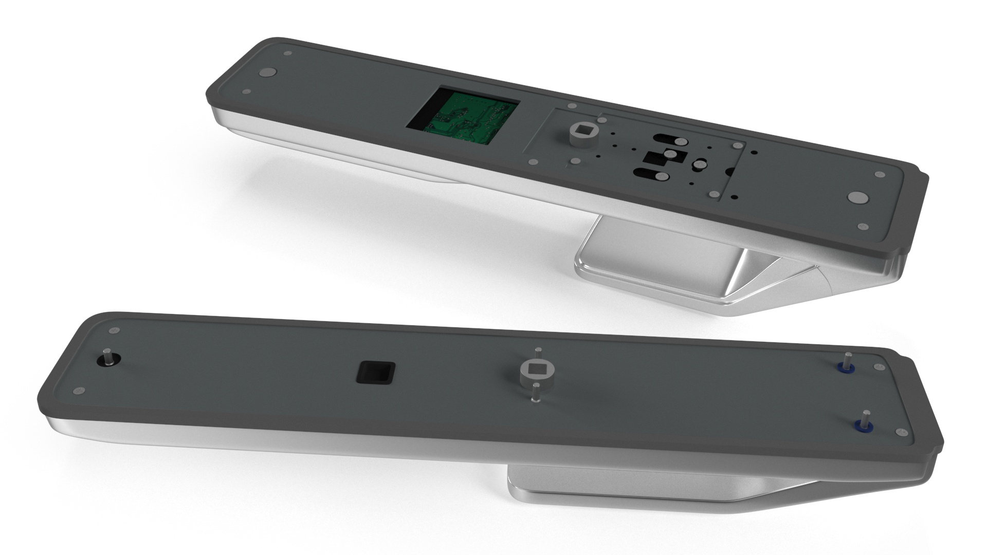 Smart Lock Silver 3D