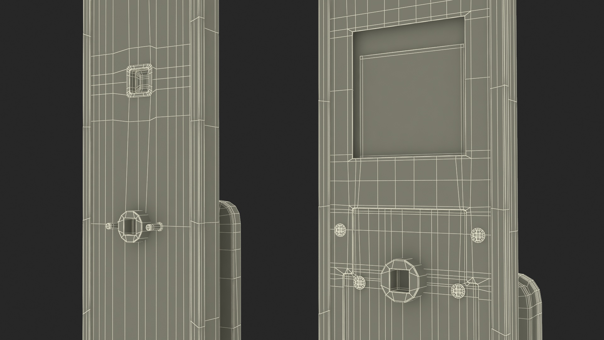 Smart Lock Silver 3D