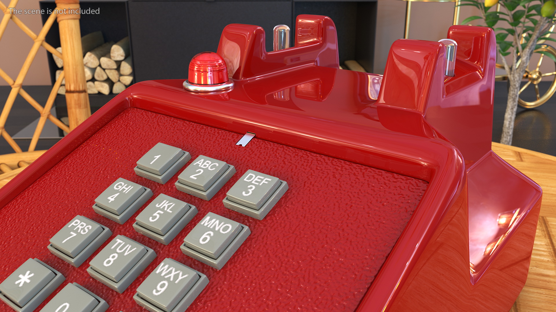 3D Bittel Retro Telephone Off Hook