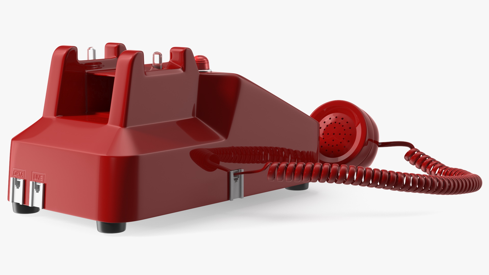 3D Bittel Retro Telephone Off Hook