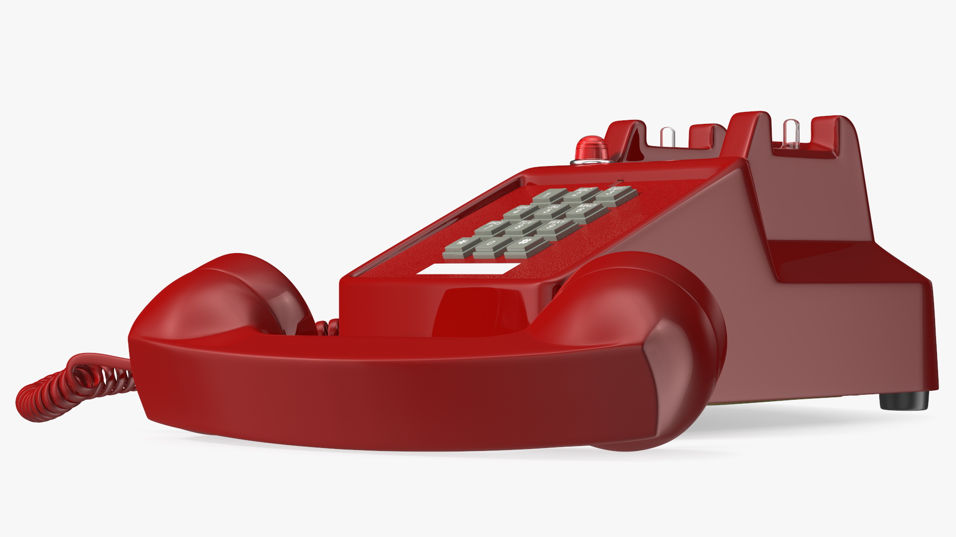 3D Bittel Retro Telephone Off Hook
