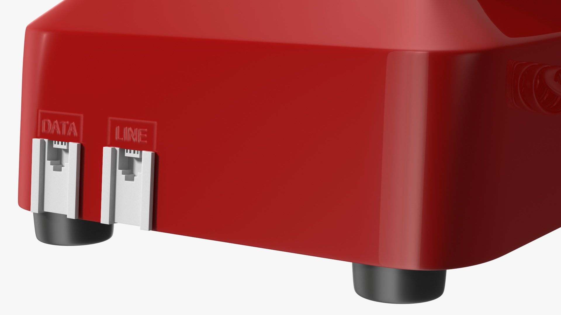 3D Bittel Retro Telephone Off Hook