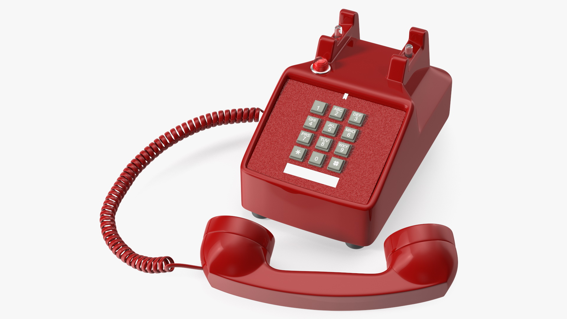 3D Bittel Retro Telephone Off Hook
