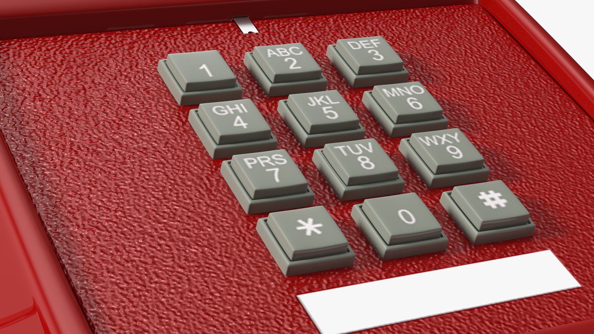 3D Bittel Retro Telephone Off Hook