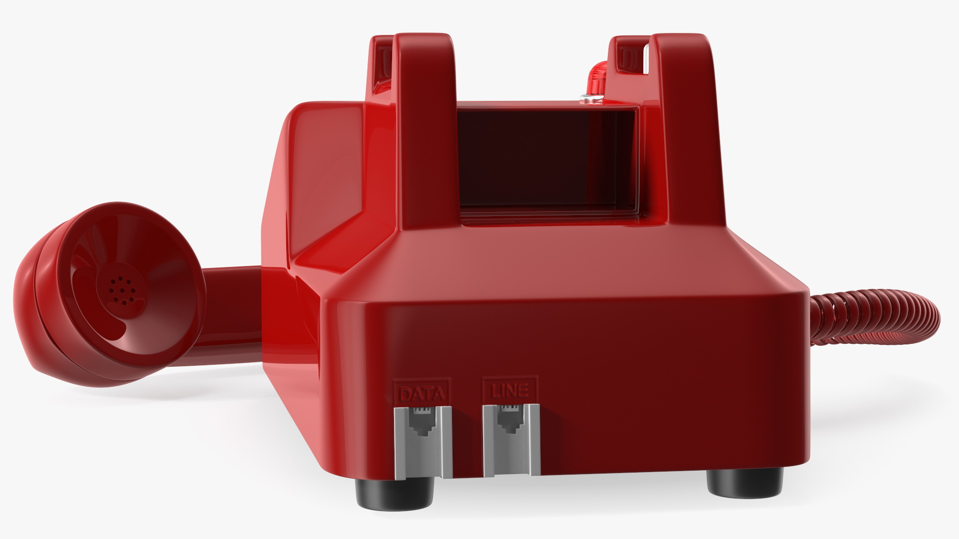 3D Bittel Retro Telephone Off Hook