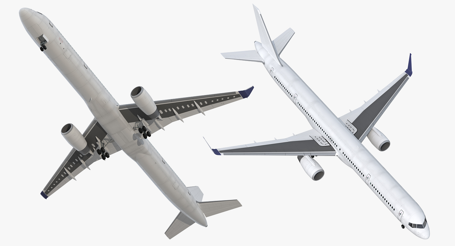 3D model Boeing 757 300 Generic with Cabin Rigged