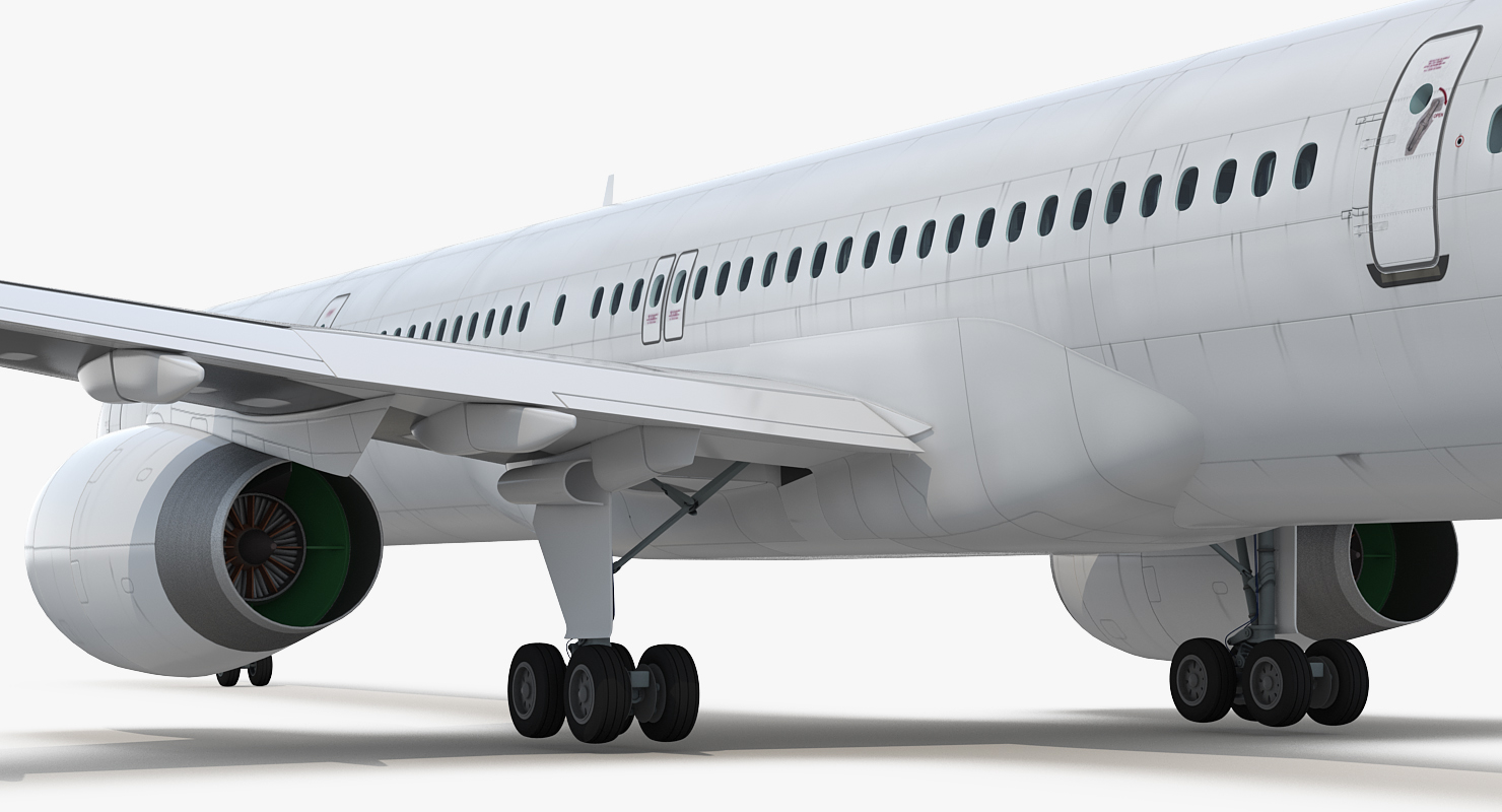 3D model Boeing 757 300 Generic with Cabin Rigged