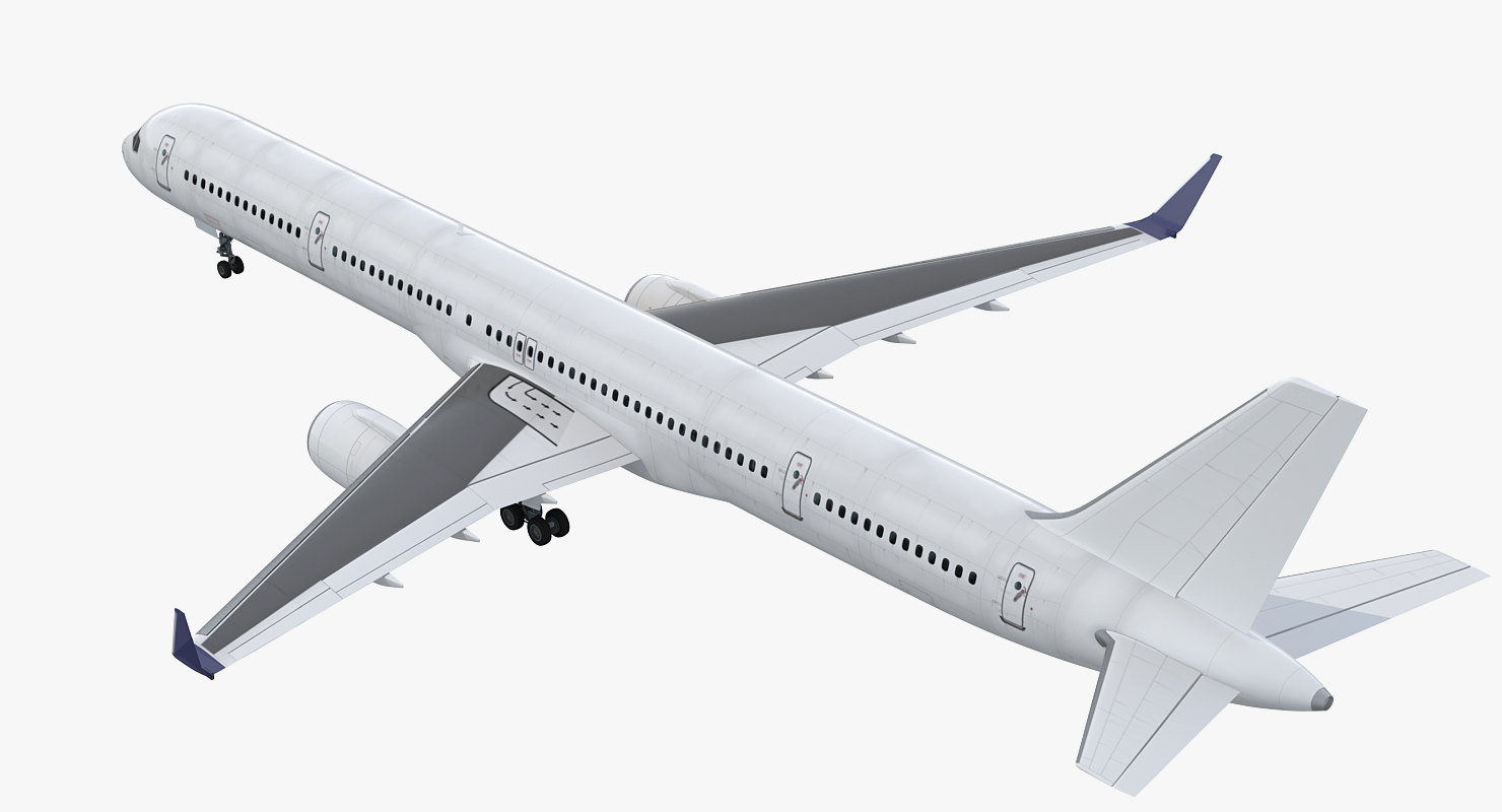 3D model Boeing 757 300 Generic with Cabin Rigged