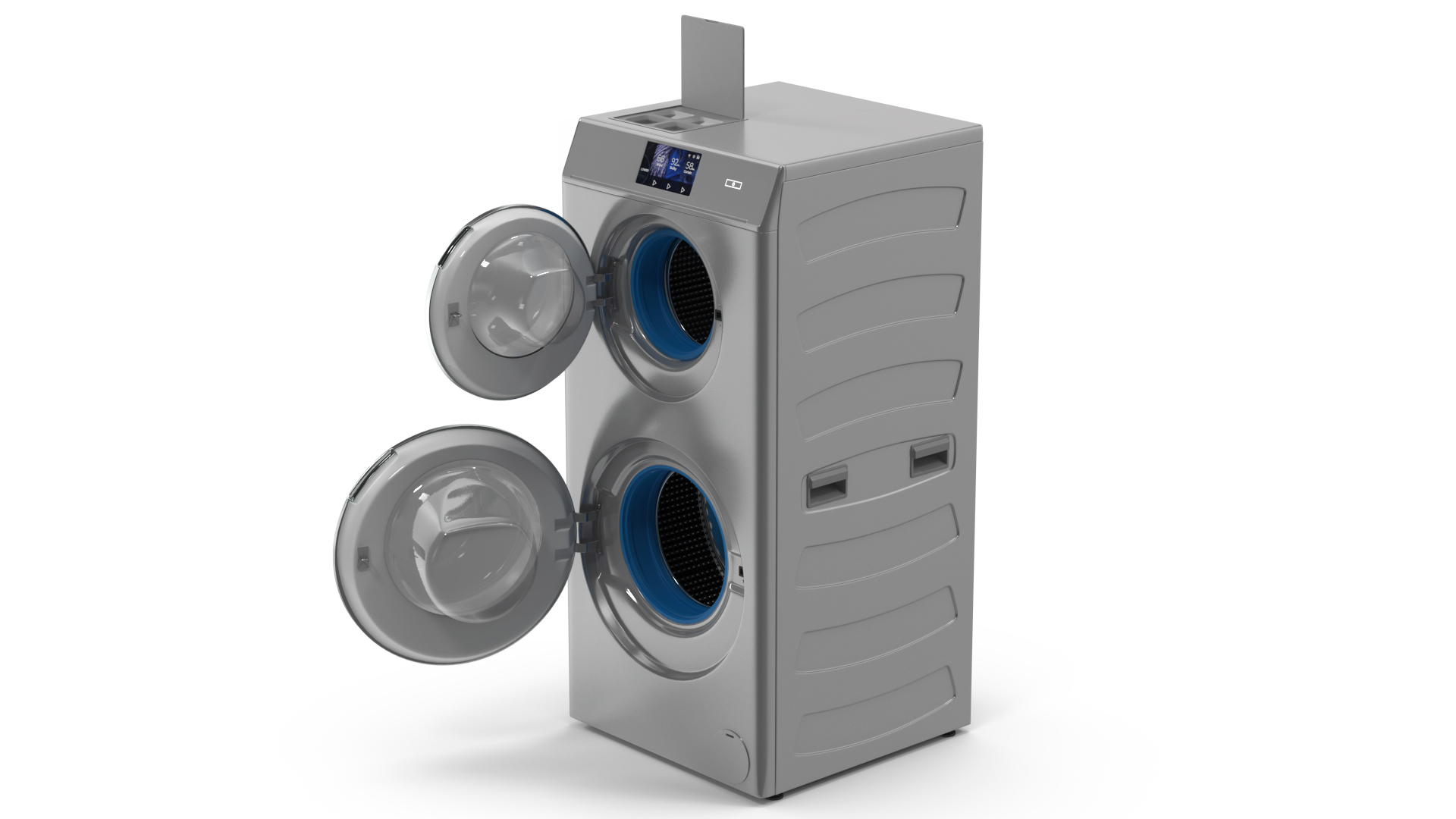 Duo Washer Dryer Machine 3D model