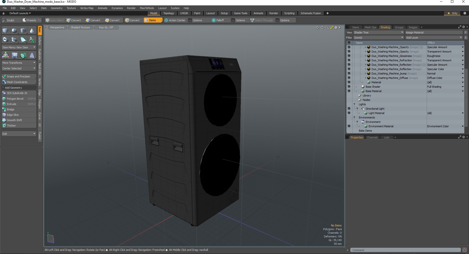 Duo Washer Dryer Machine 3D model