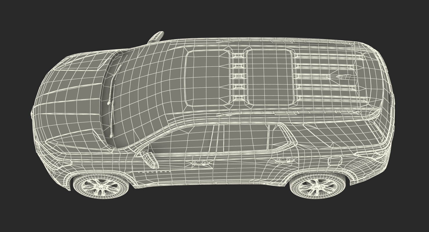 Chevrolet Traverse SUV 2018 Rigged 3D model