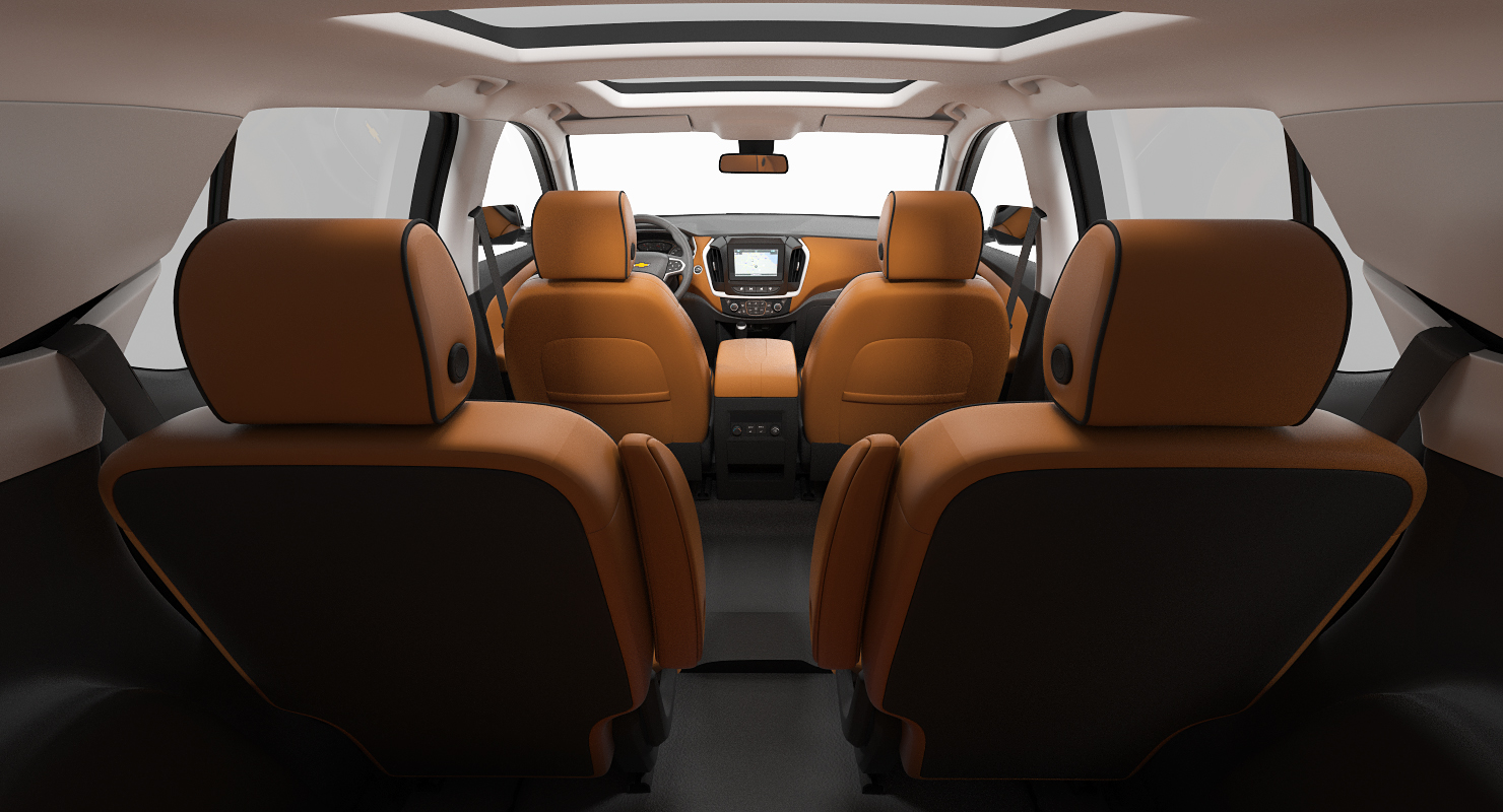 Chevrolet Traverse SUV 2018 Rigged 3D model