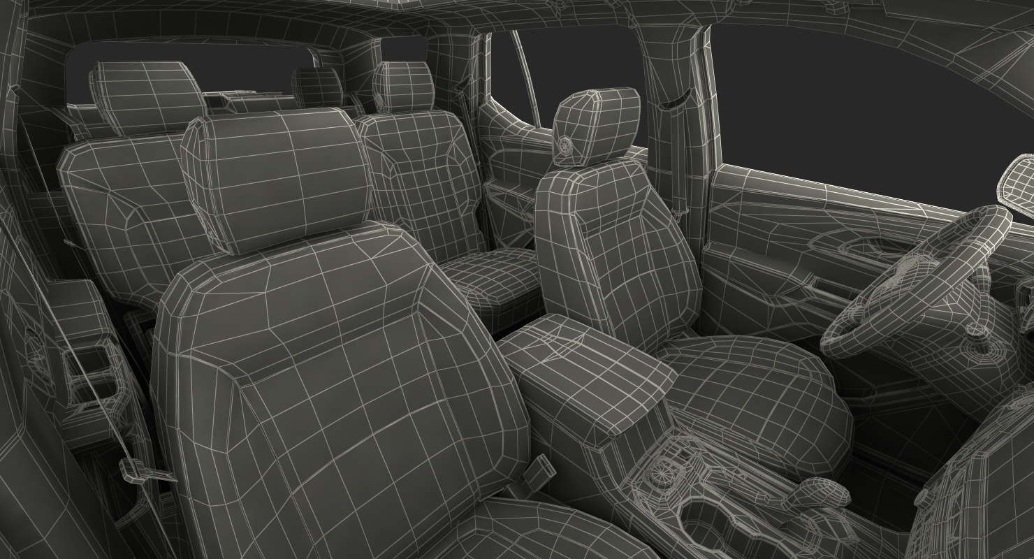 Chevrolet Traverse SUV 2018 Rigged 3D model