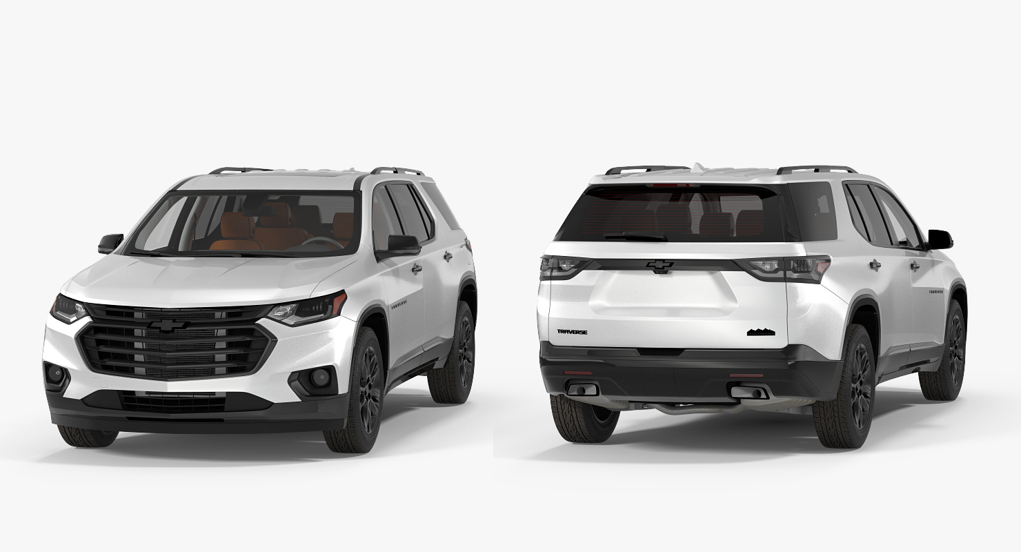 Chevrolet Traverse SUV 2018 Rigged 3D model