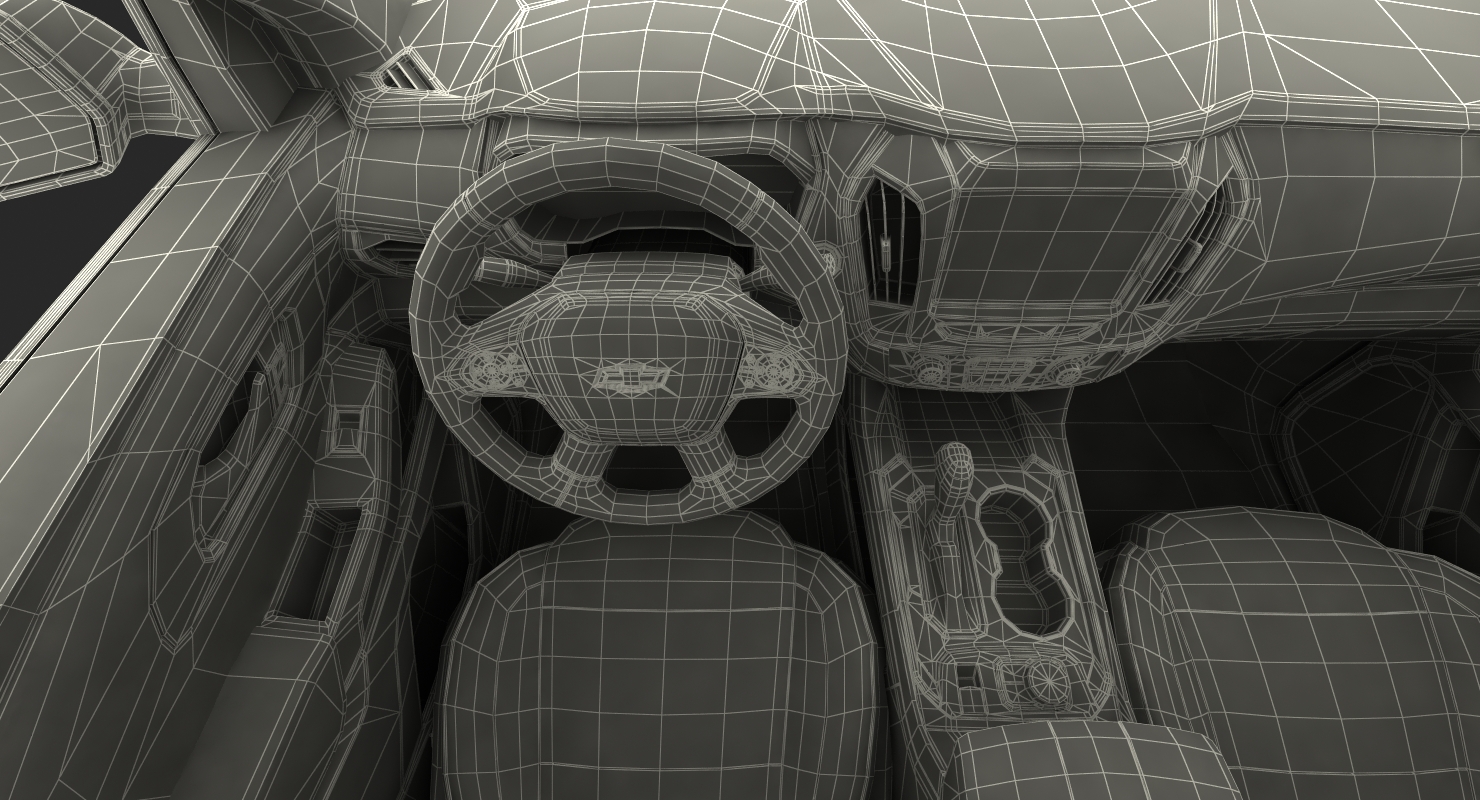 Chevrolet Traverse SUV 2018 Rigged 3D model