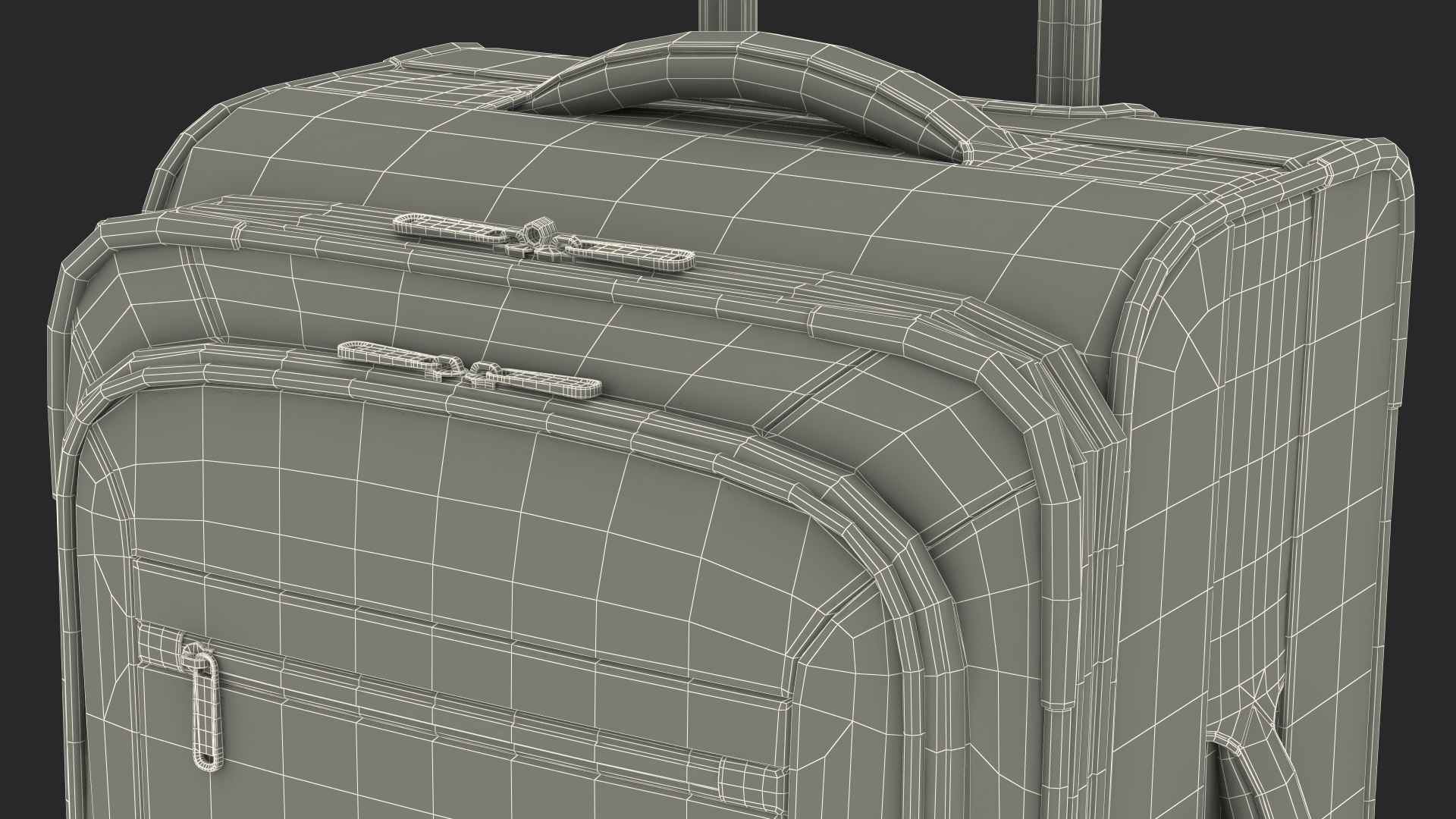 3D Softside Rolling Luggage Orange
