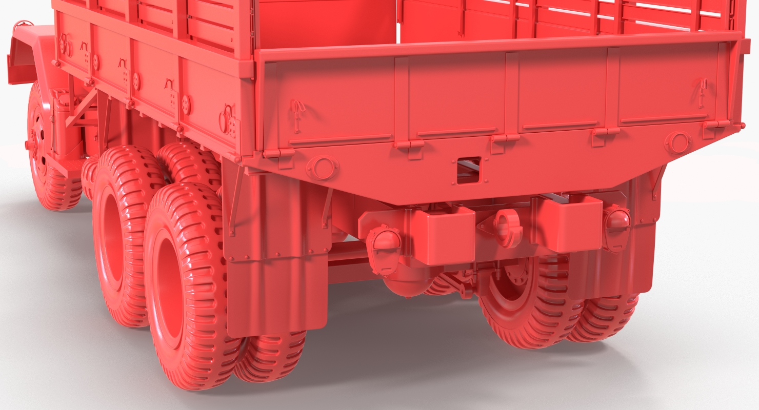 Cargo Truck M35 Rigged 3D