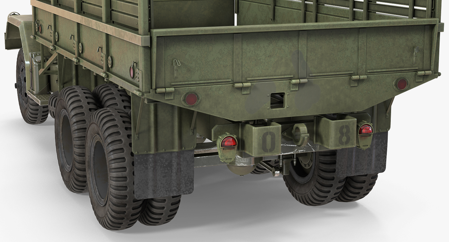 Cargo Truck M35 Rigged 3D