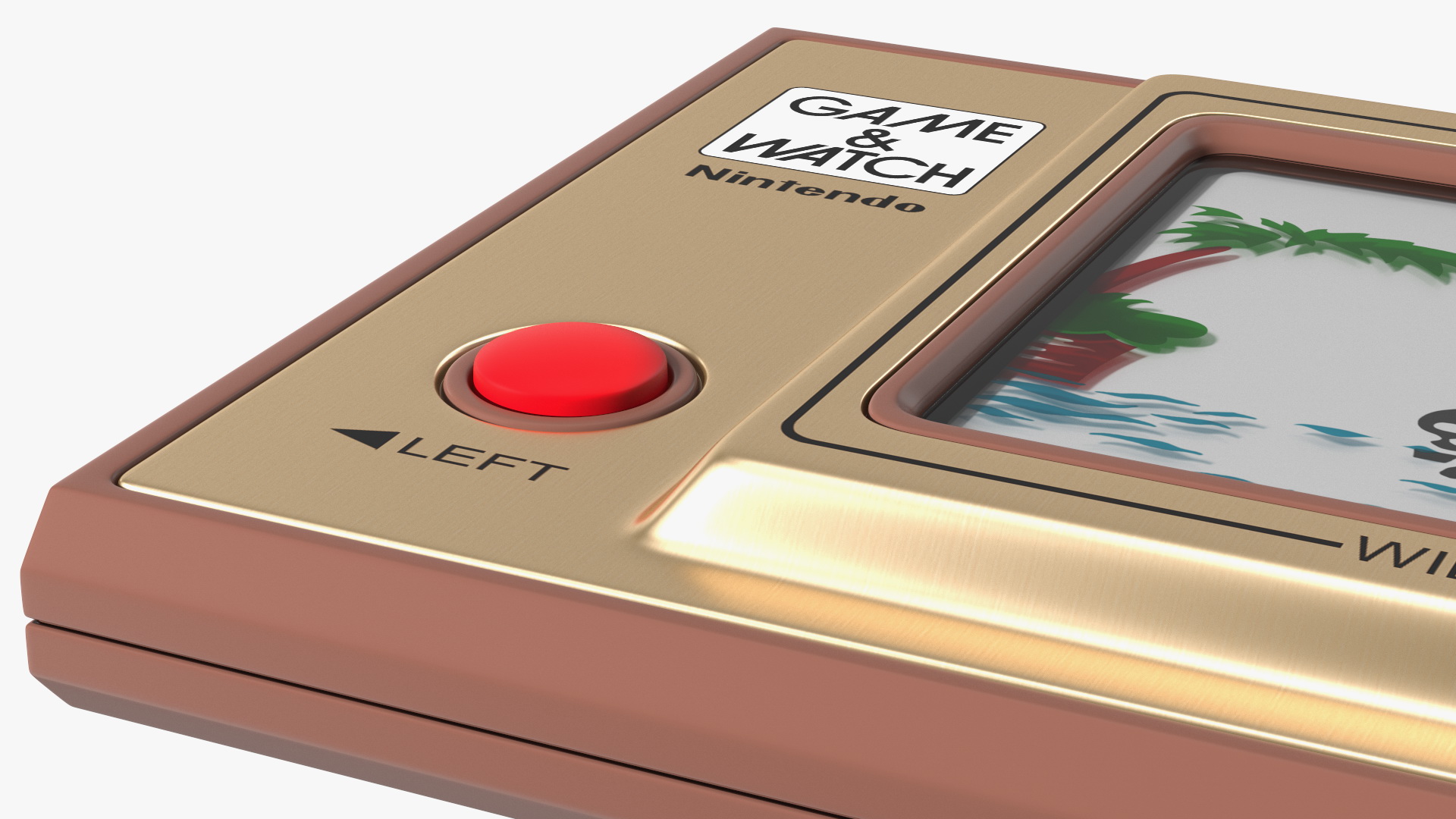 3D Nintendo Game and Watch Parachute Game Console