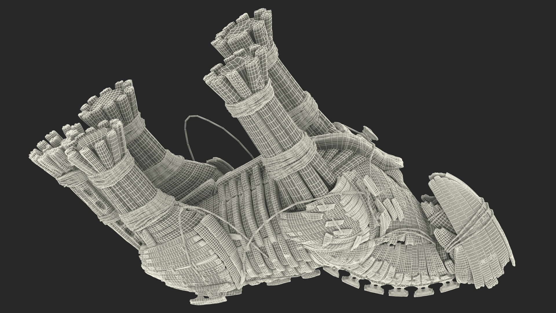 Wooden Trojan Horse 3D model