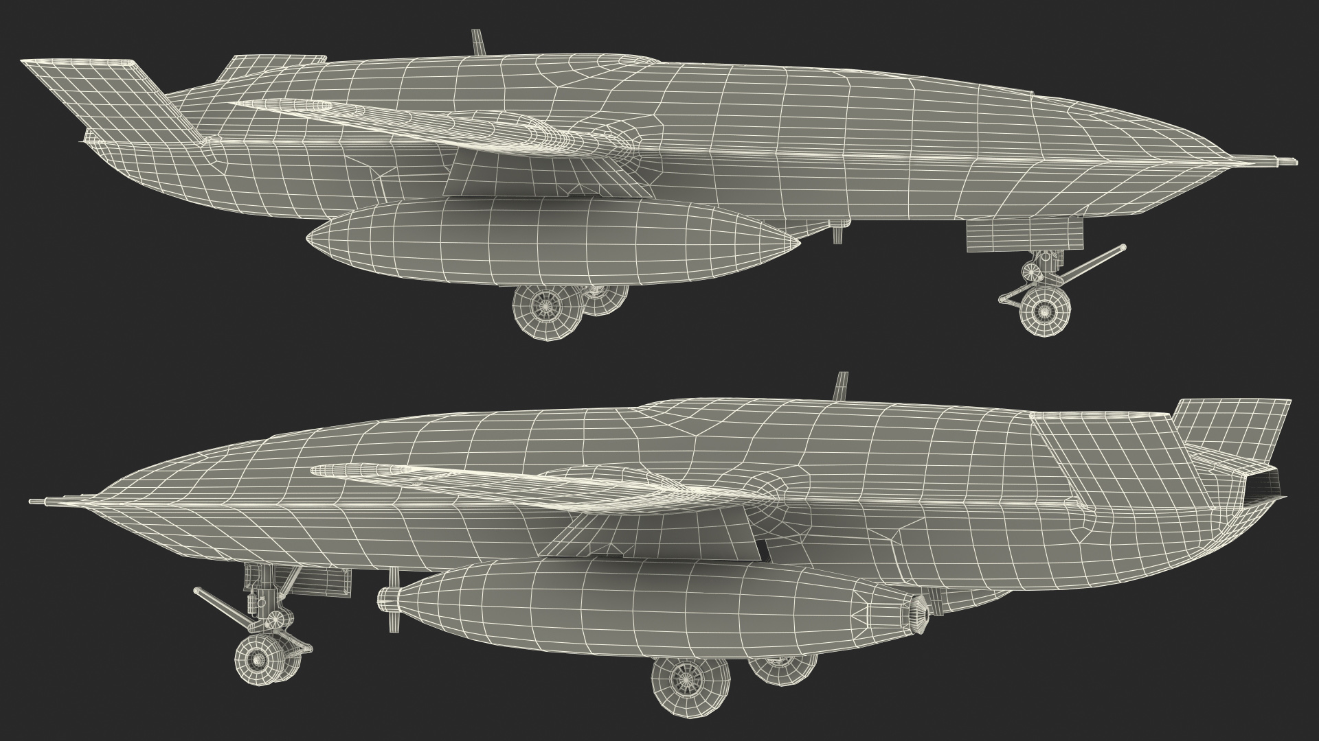 3D Boeing MQ25 Stingray Aerial Refueling Drone model