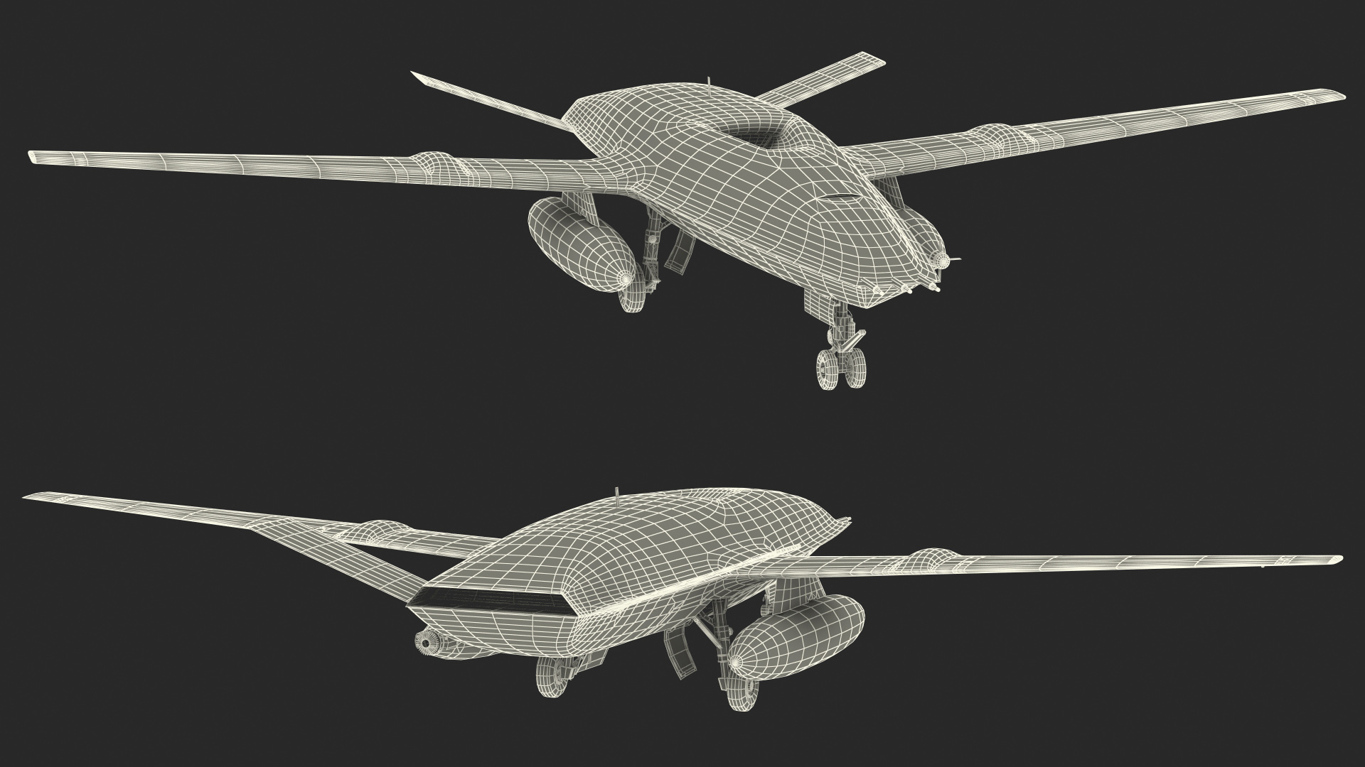 3D Boeing MQ25 Stingray Aerial Refueling Drone model