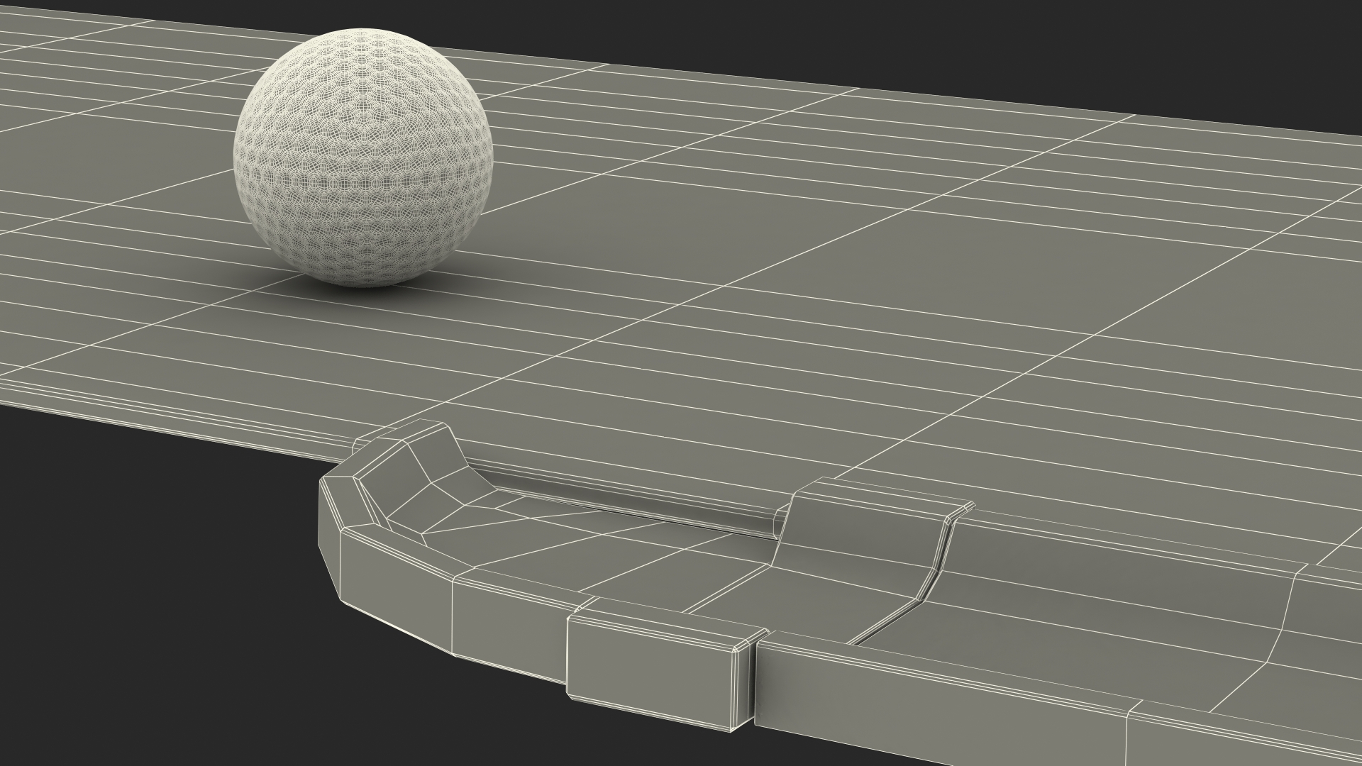 3D Indoor Mini Golf Player model