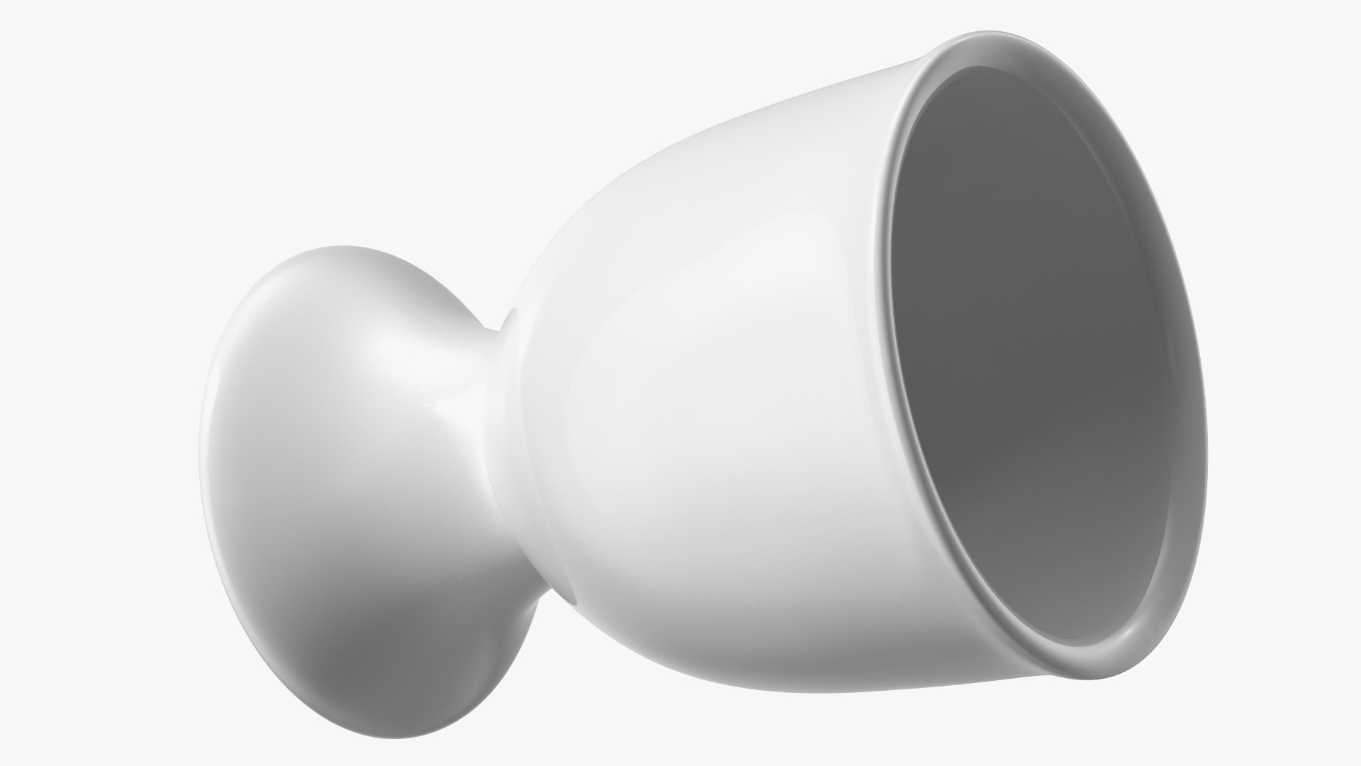 3D Egg Cup Porcelain White model