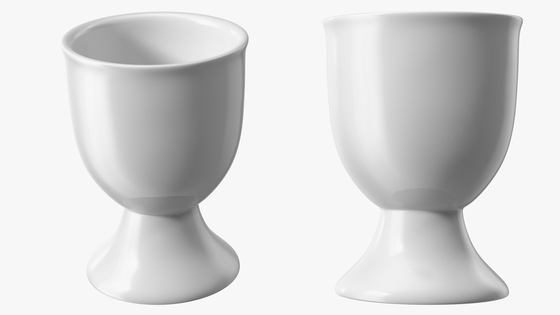 3D Egg Cup Porcelain White model
