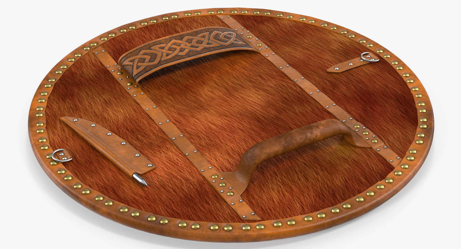 3D Scottish Targe Shield