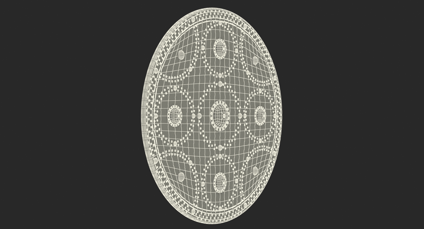 3D Scottish Targe Shield