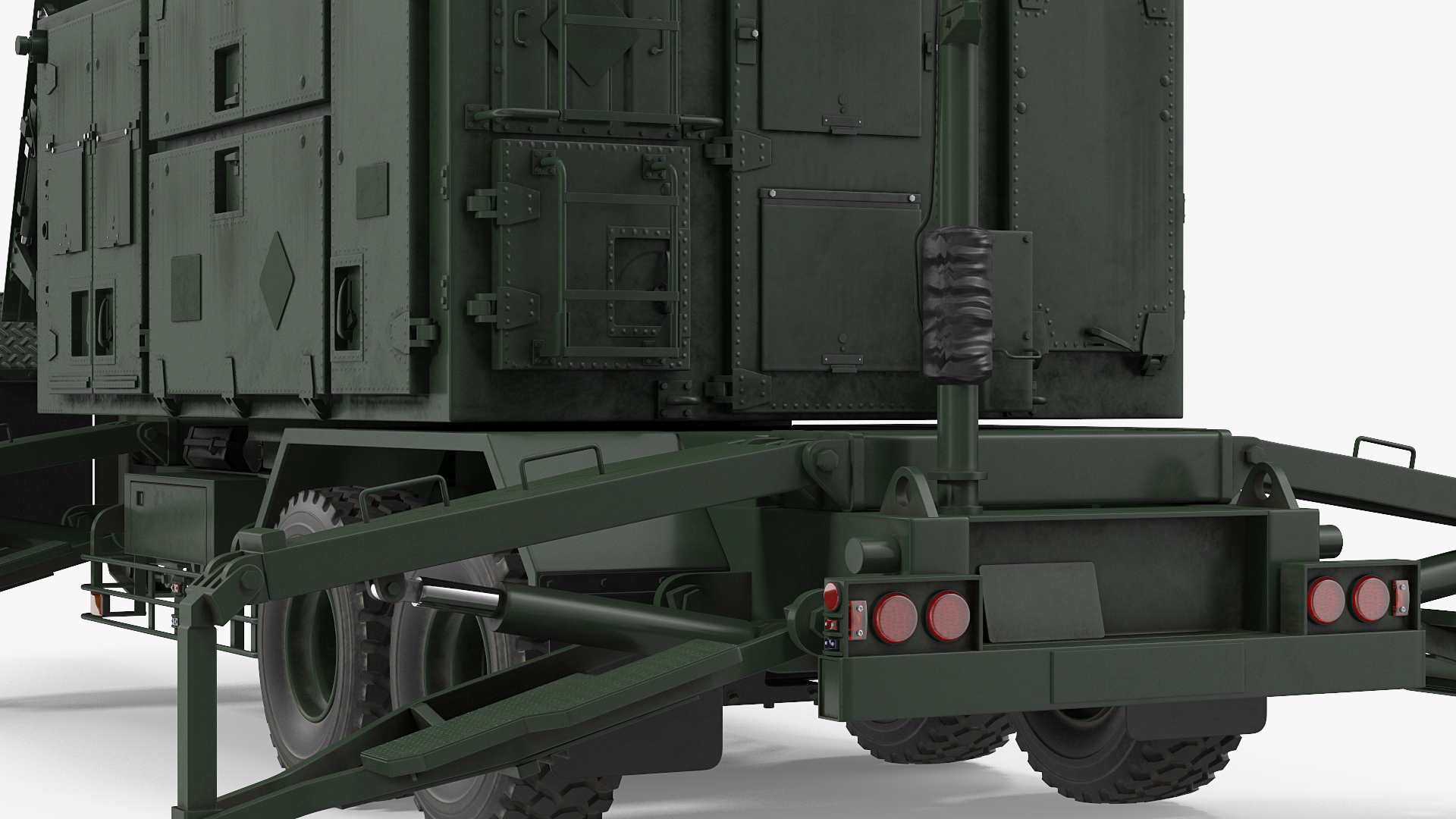 3D Patriot Radar AN MPQ53 Green model