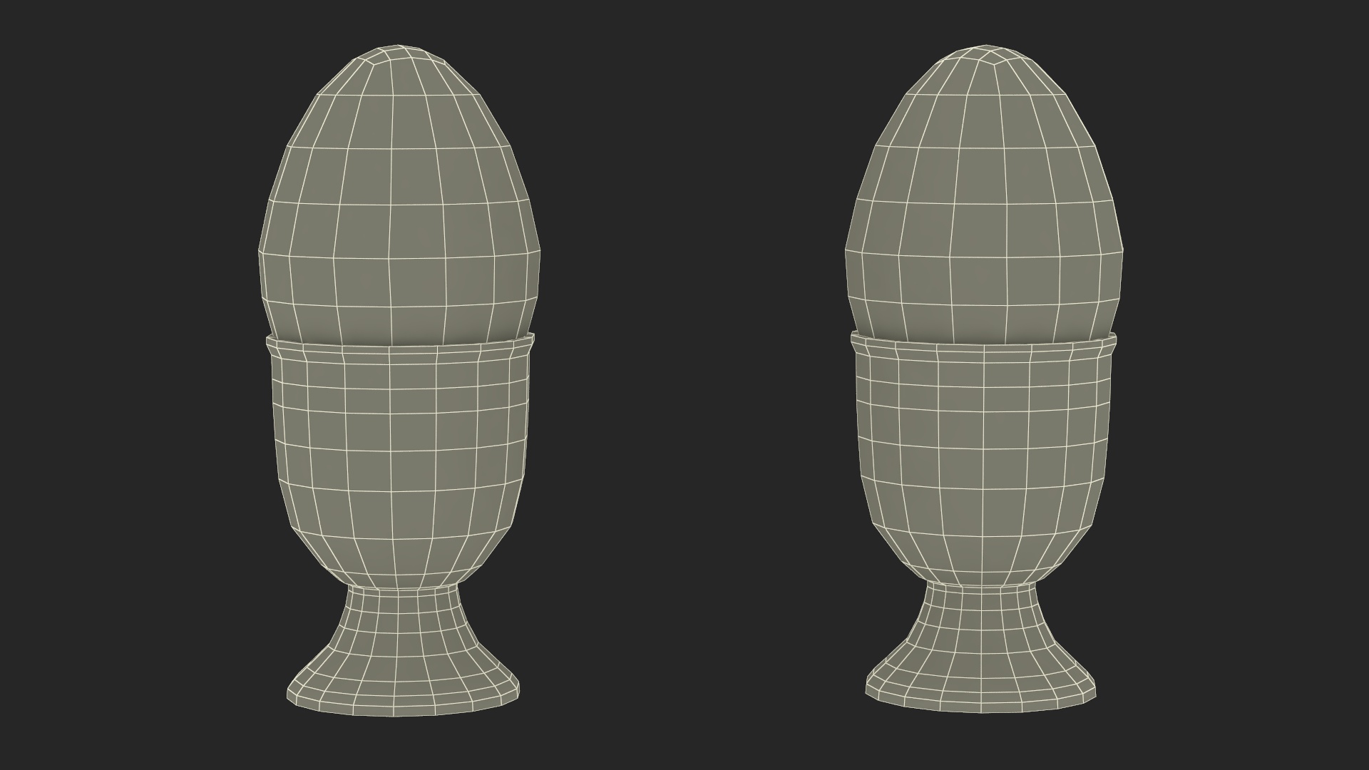 3D Smiling Egg in Cup model