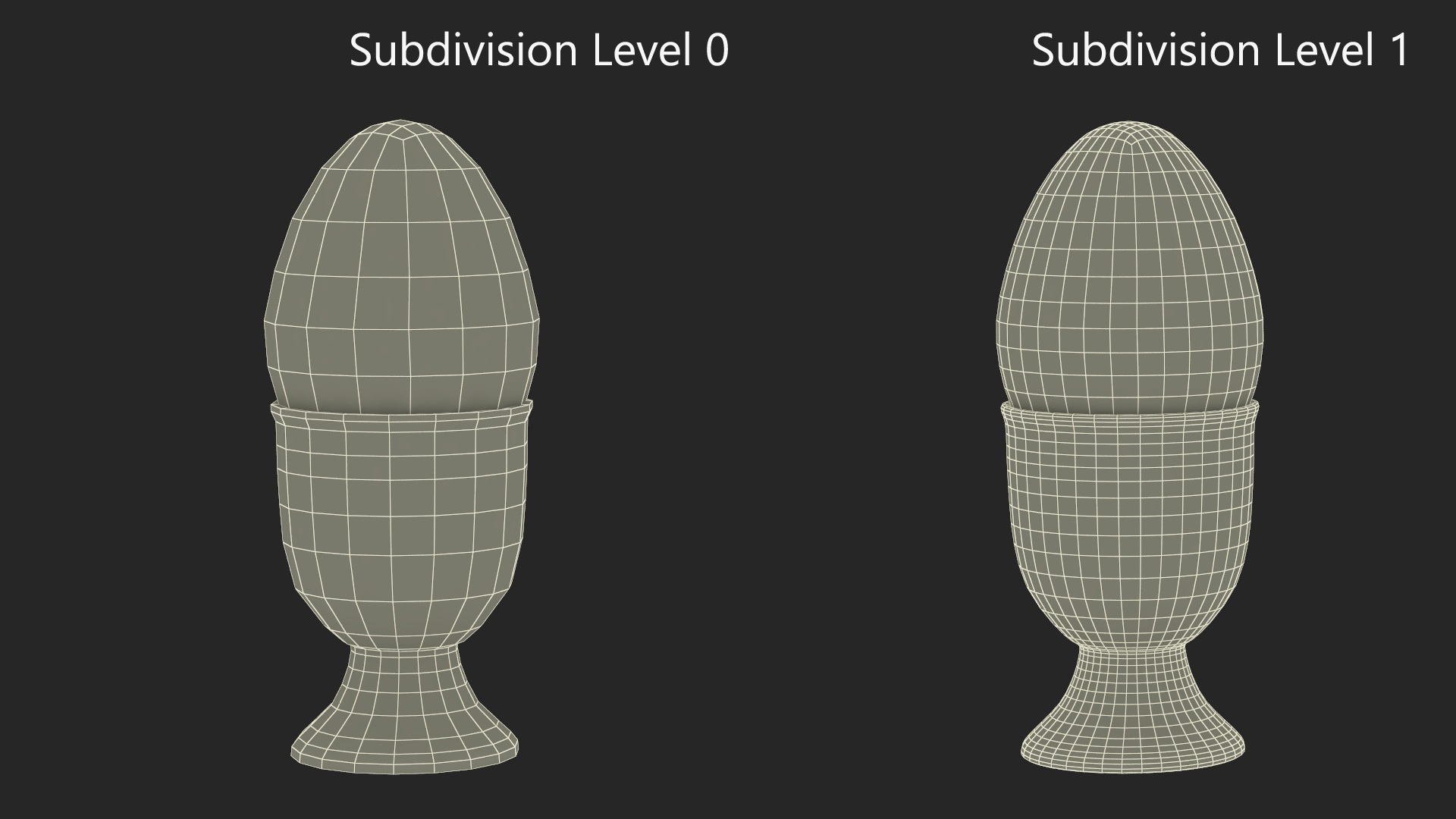 3D Smiling Egg in Cup model